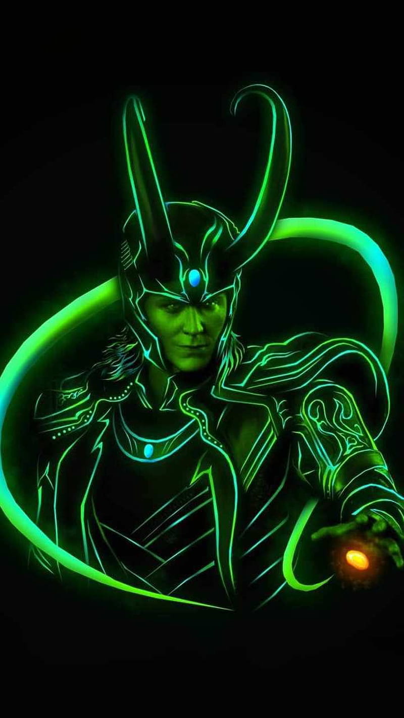 800x1422 Avengers, lights, loki, HD phone wallpaper