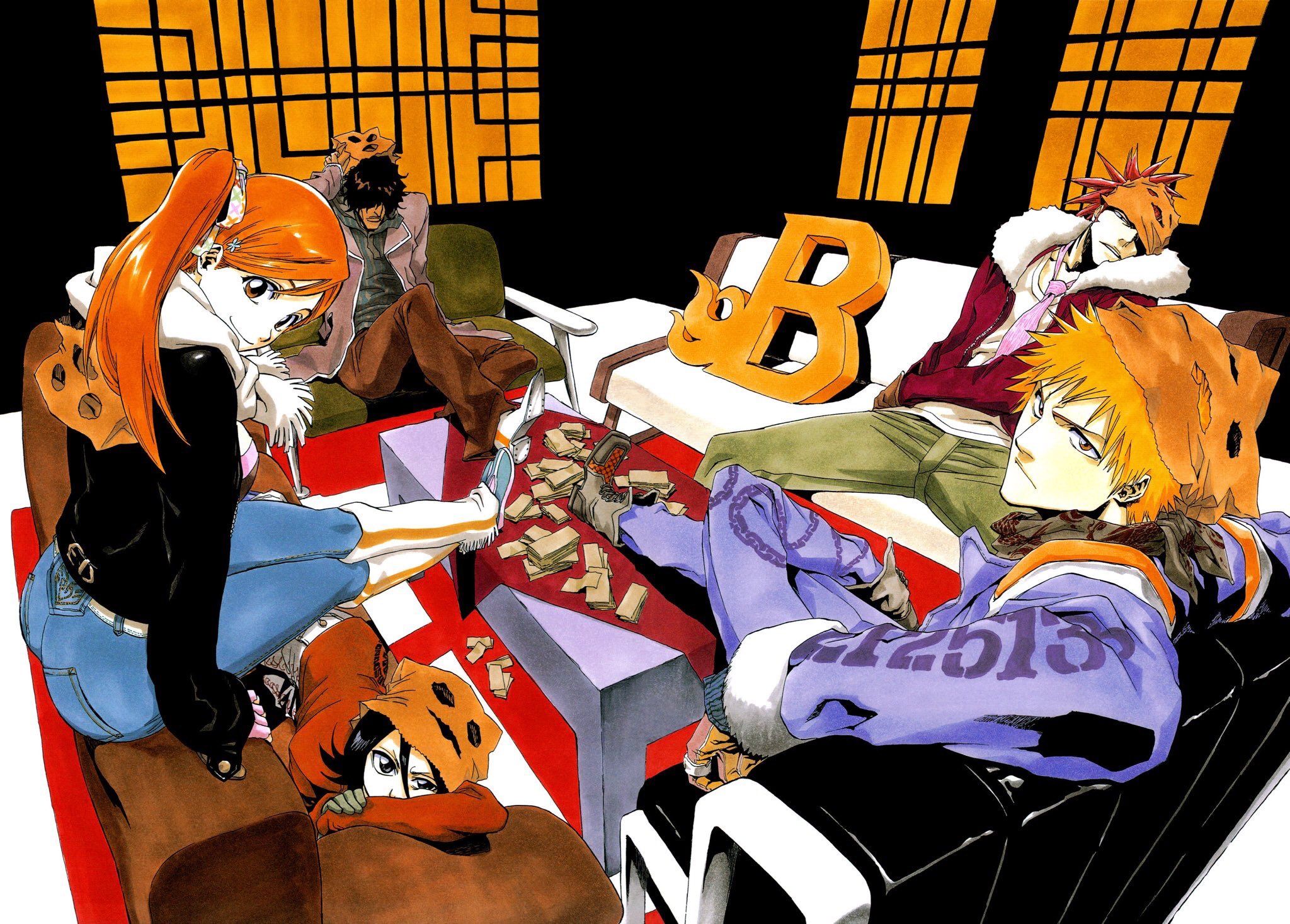 2048x1468 Bleach Drip Wallpaper