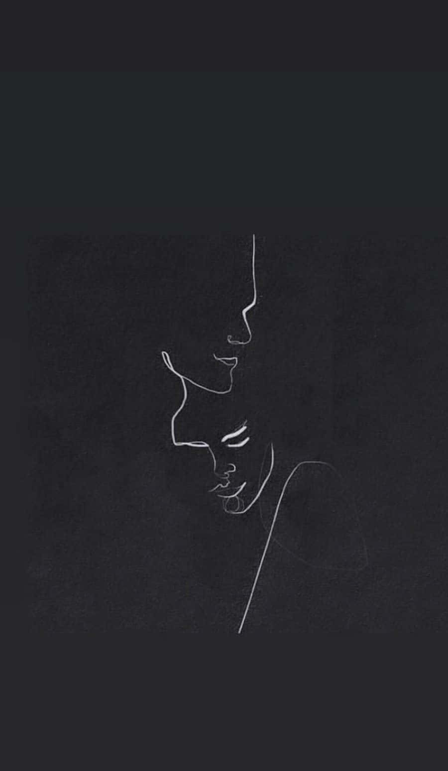 900x1549 Download A Loving Black Couple Expressing Affection Wallpaper