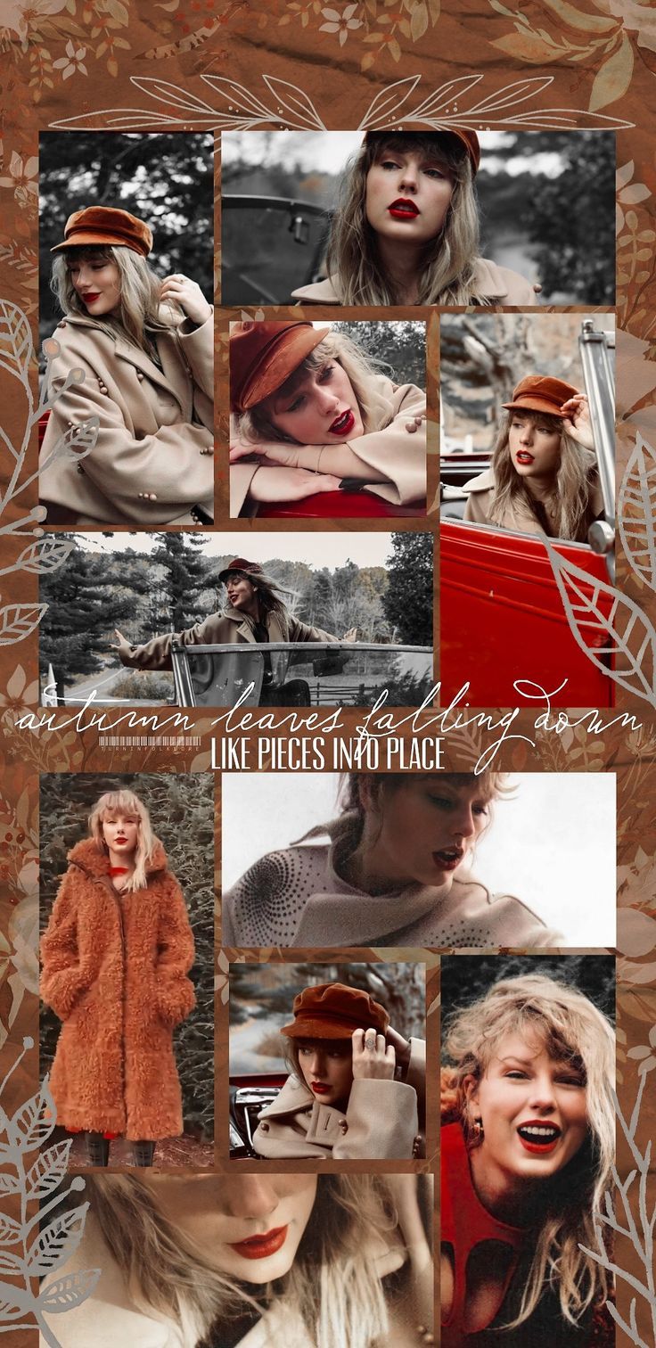 736x1512 Taylor Swift autumn leaves falling down wallpaper
