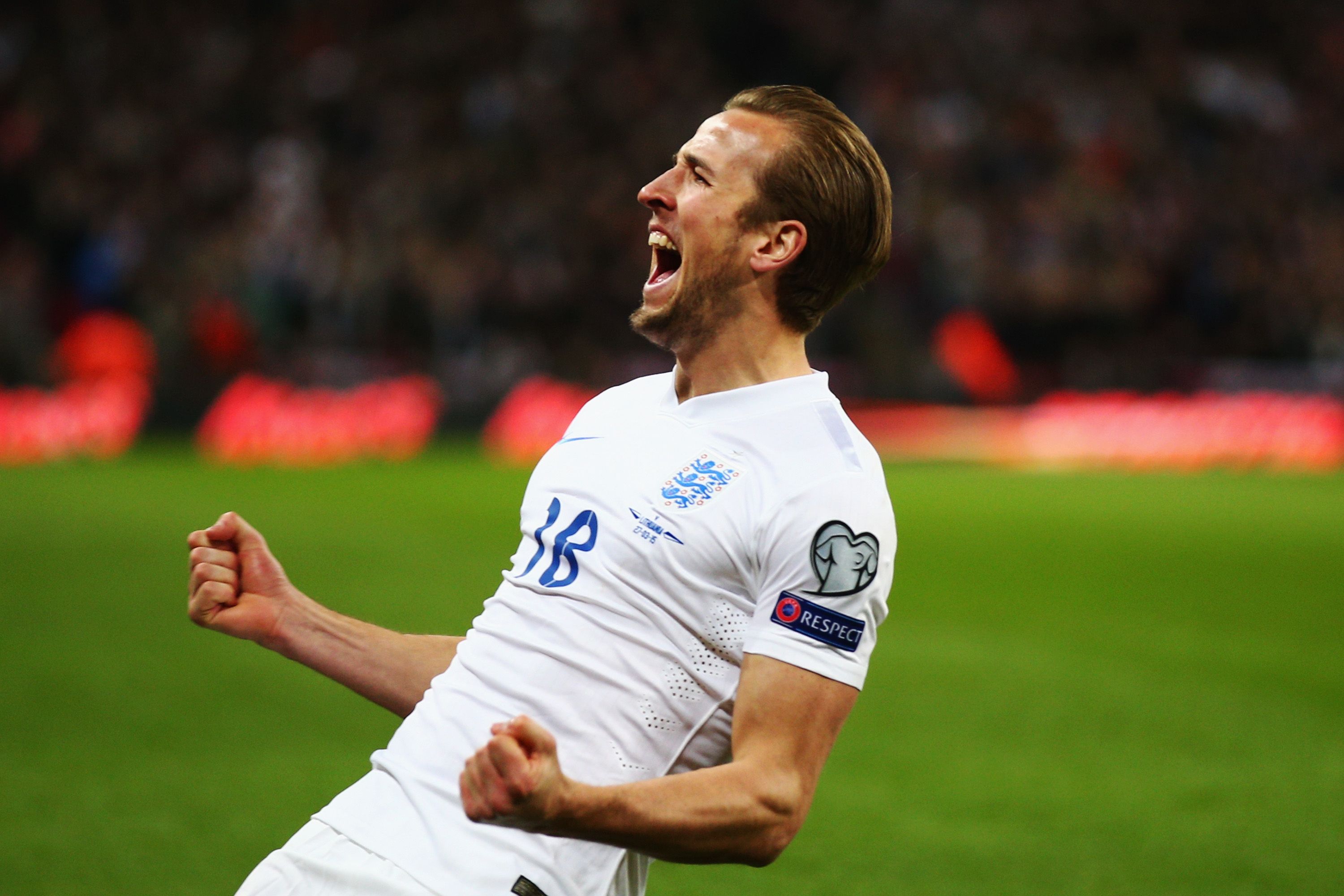 3000x2000 Harry Kane Celebrates: HD English Soccer Star Wallpaperx2000