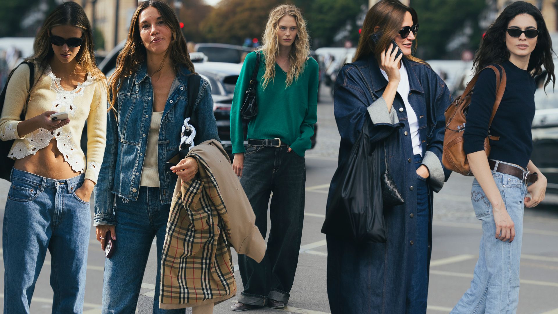 1920x1080 The French Girls At Fashion Week Are Upgrading My Fall Denim