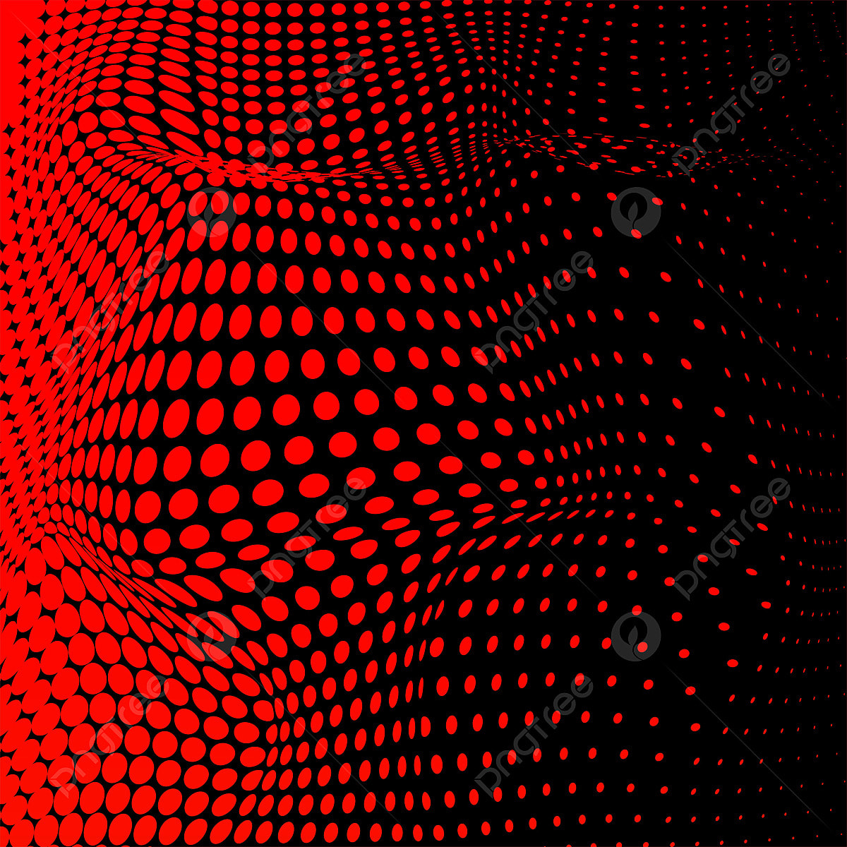 1200x1200 Futuristic Network Connecting Dots Red Wave Background, Glitter, Glitter Background, Light PNG and Vector with Transparent Background for Free Download