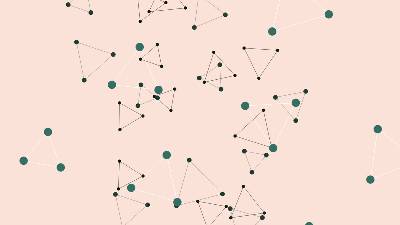 1280x720 Modern technology background with connecting lines and dots