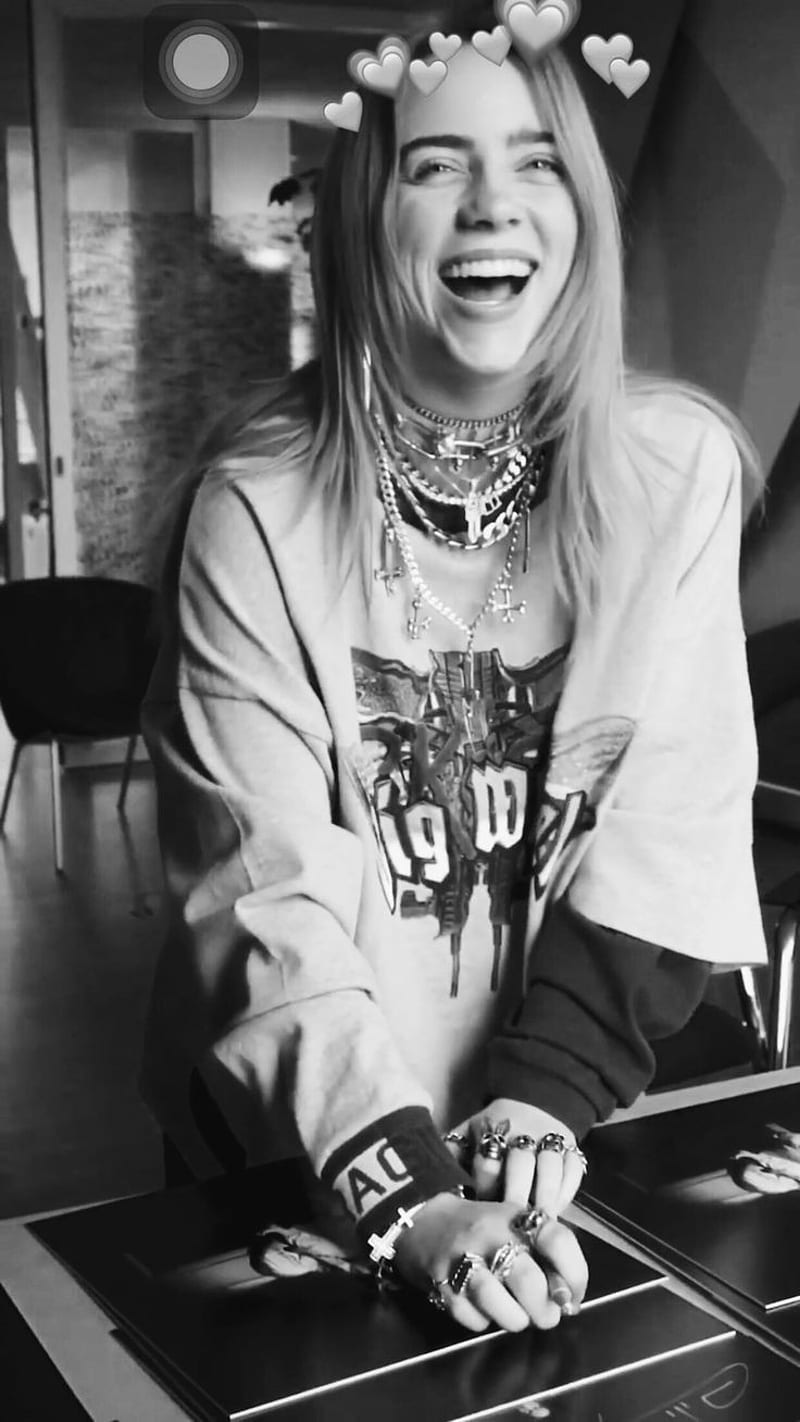 800x1422 Billie Eilish, bad guy, billie eilish, black and white, grammy, HD phone wallpaper