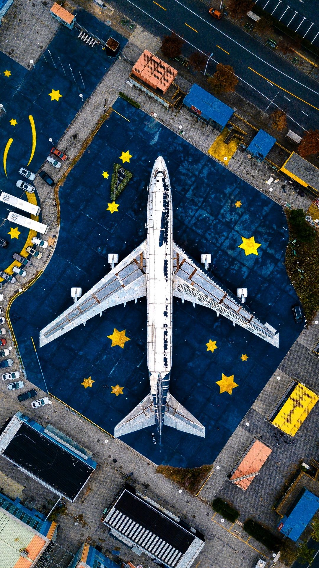 1080x1920 Wallpaper Airplane, Air Travel, Airport, Incheon International Airport, Travel, Background Free Image