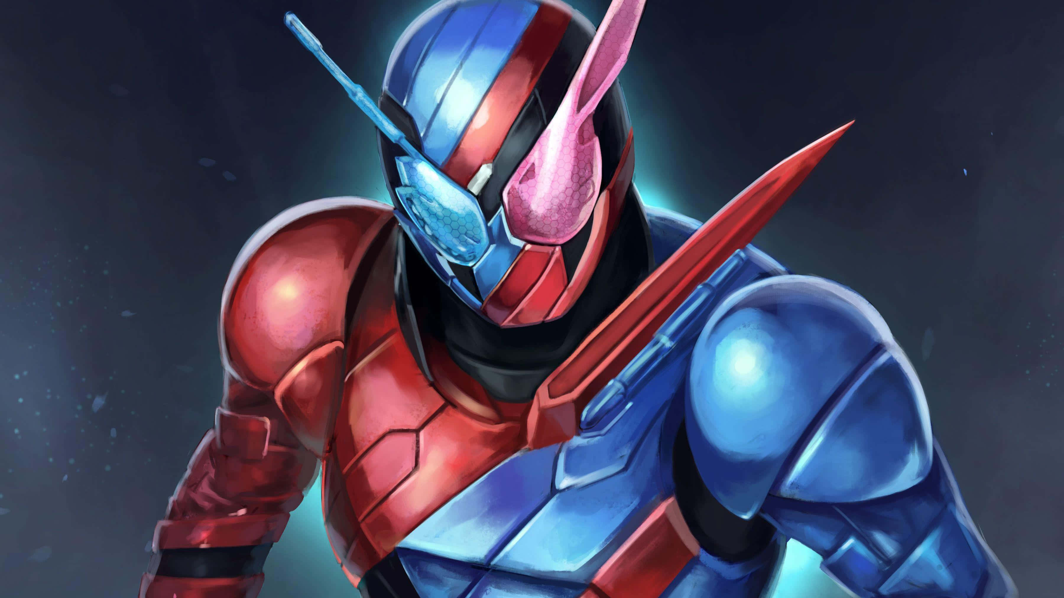 3600x2025 Download Kamen Rider Heroic Pose Wallpaper