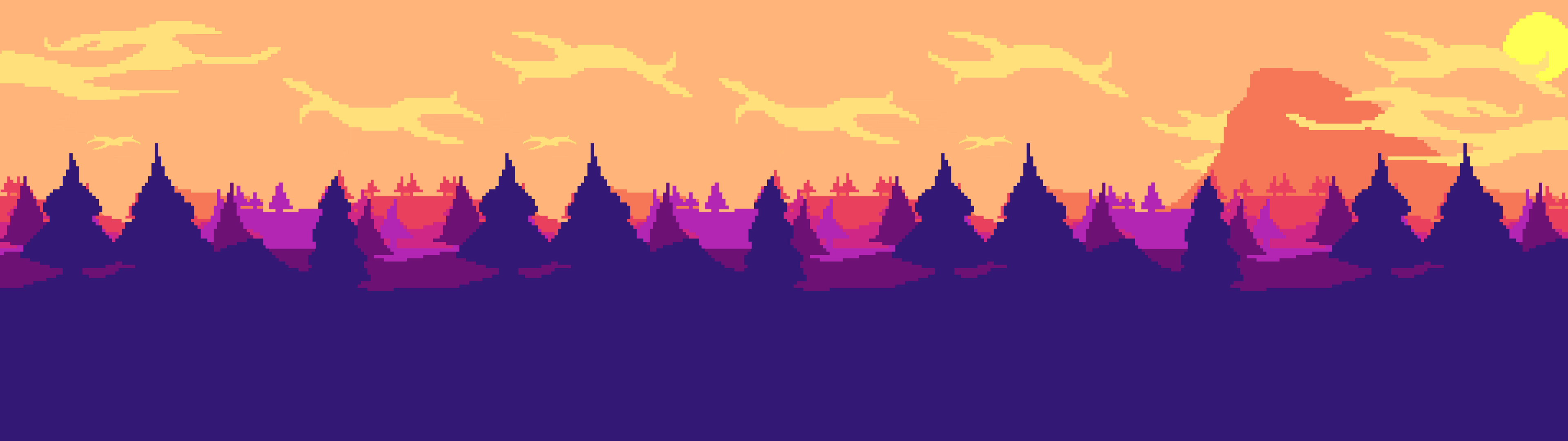 3840x1080 Quick Pixel Art Edit 3840x1080