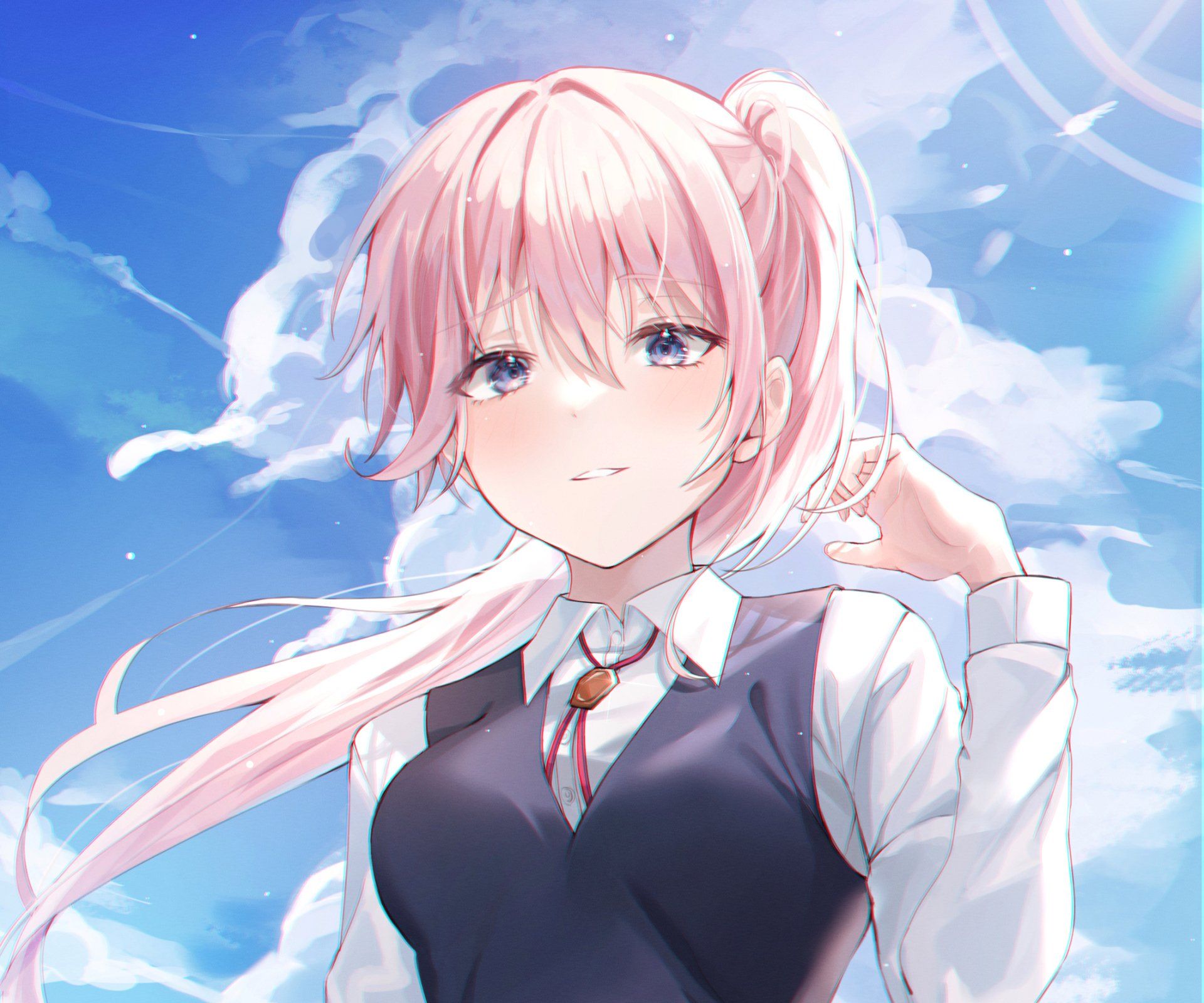 1920x1600 Shikimori's Charm: Micchon's HD Anime Elegance Wallpaper by sound of rain23x1765