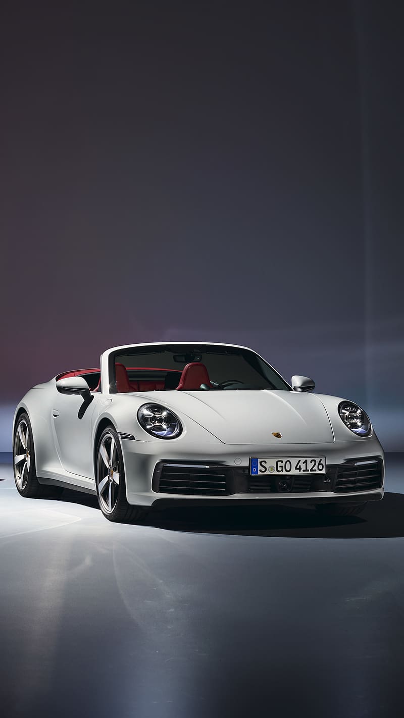 800x1422 Porsche, Car, Porsche Vehicle, Vehicles, Porsche 911 Carrera, White Car, HD phone wallpaper