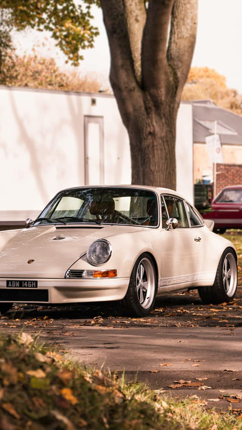 800x1422 White Carrera, porsche, classic, car, hypercar, supercar, sports, luxury, HD phone wallpaper