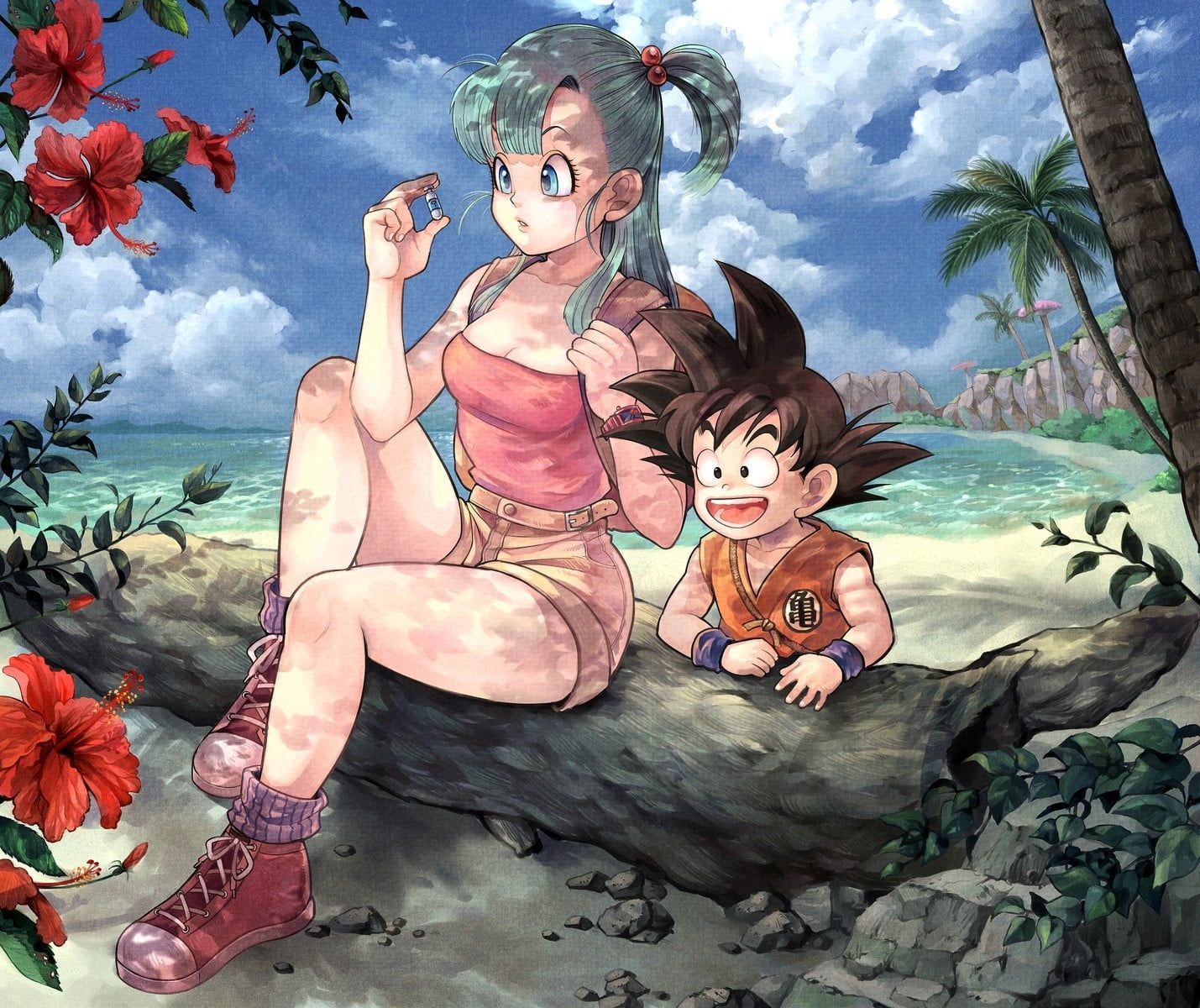 1429x1200 Bulma Computer Wallpaper