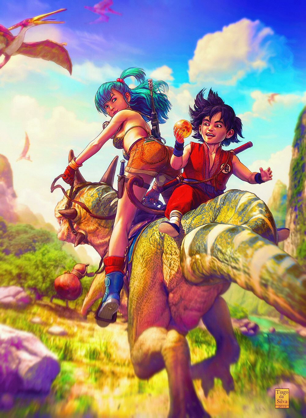 1000x1368 Tiago da Silva Ball, 1986 & Son Goku