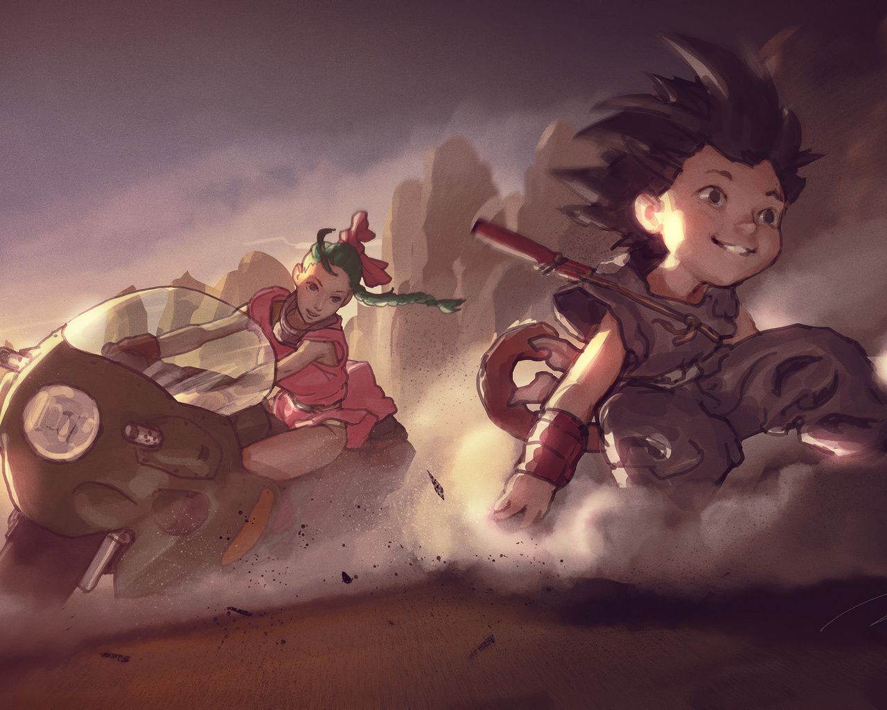 1280x1024 Bulma And Goku Anime 4k Wallpaper, 1280x1024 Resolution HD 4k Wallpaper, Image, Background, Photos and Picture