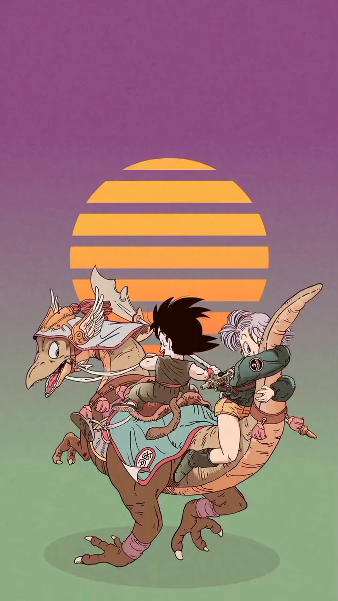 675x1200 Goku & Bulma