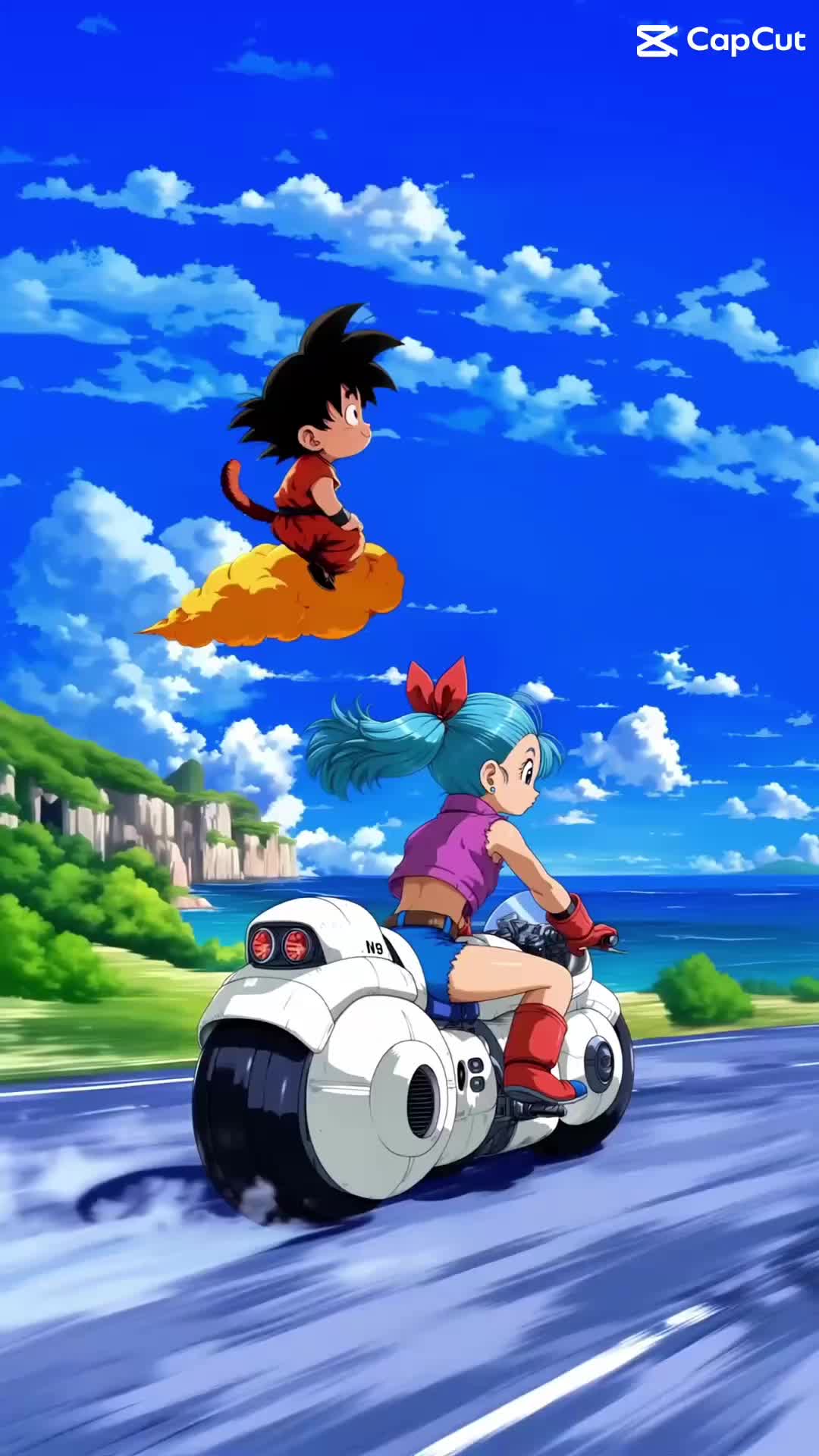 1080x1920 Goku and Bulma Live Wallpaper