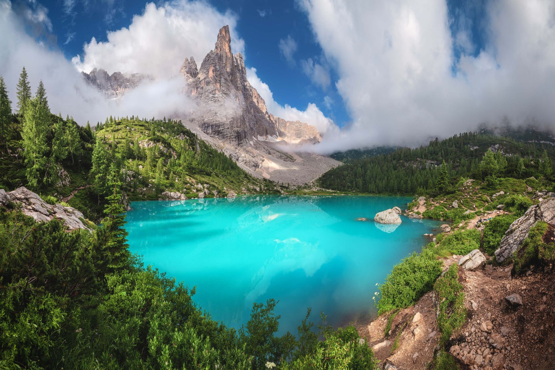 1920x1280 Wallpaper Mural di Sorapis Panorama