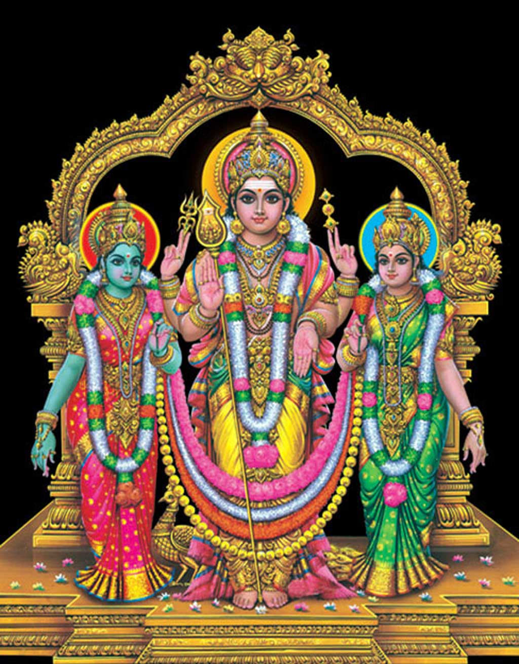 1024x1311 South Indian Temples: Pazhamudircholai Murugan Temple