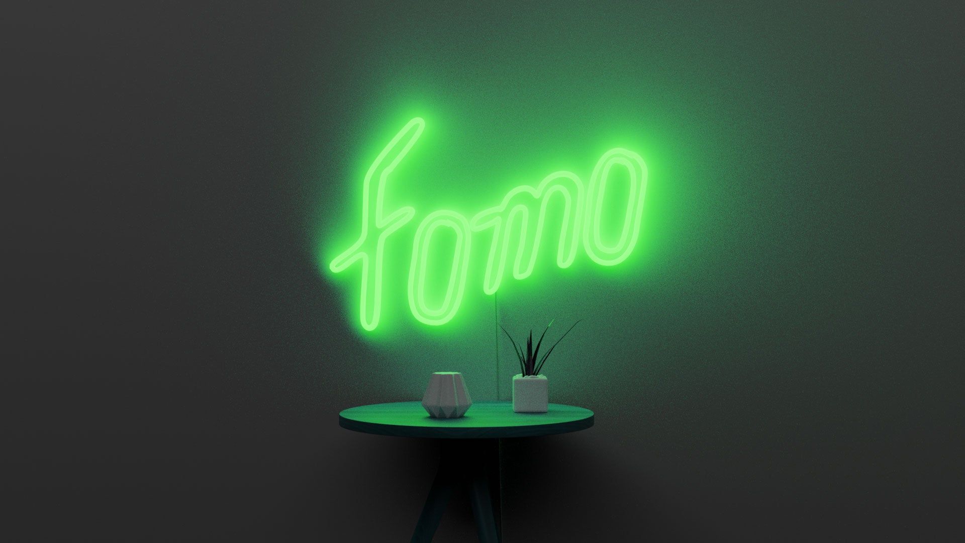 1920x1080 Fomo Neon Sign Inspired By Bored Ape Yacht Club