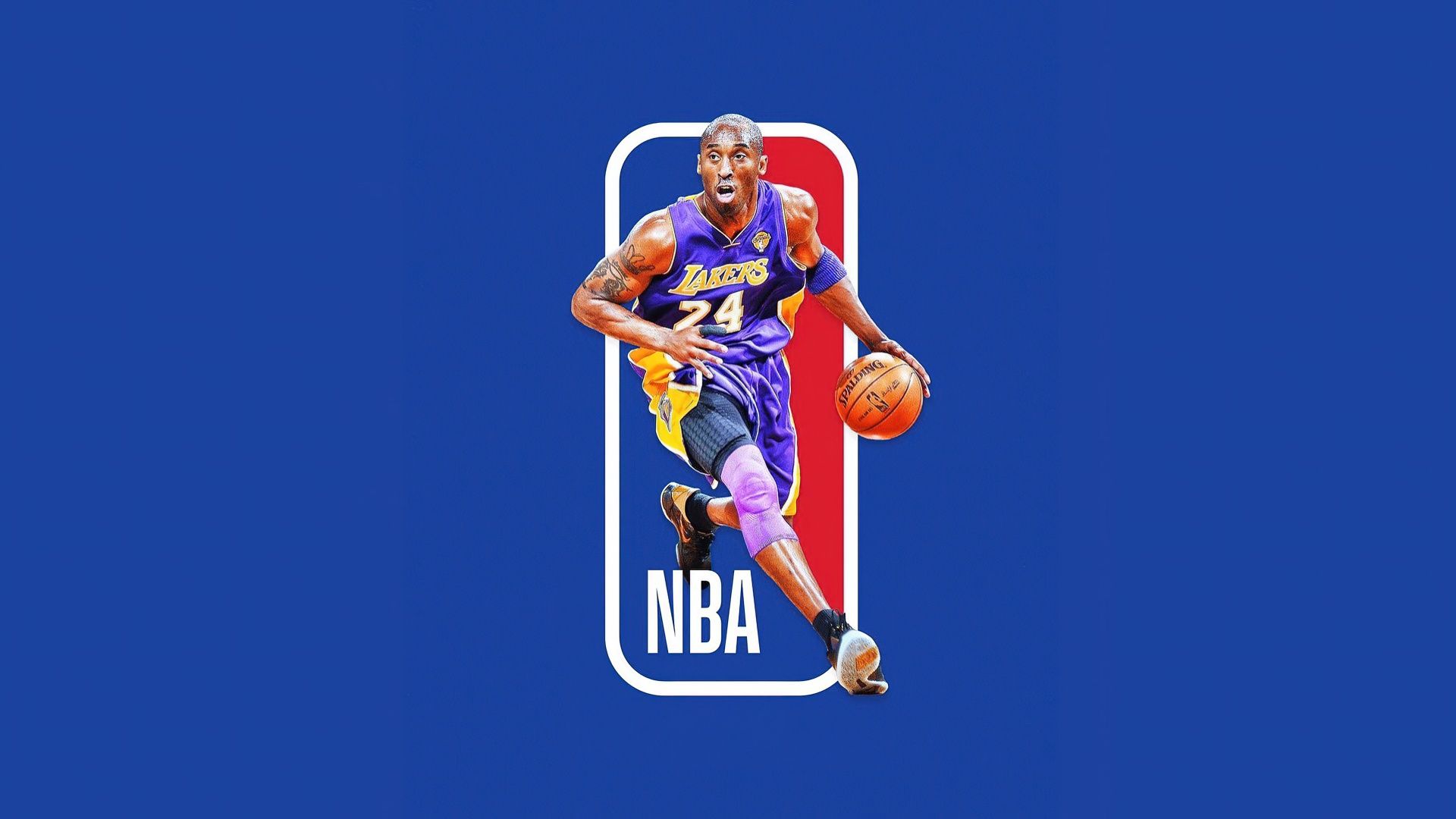 1920x1080 Kobe Bryant Wallpaper 4K, NBA, Lakers, Blue background