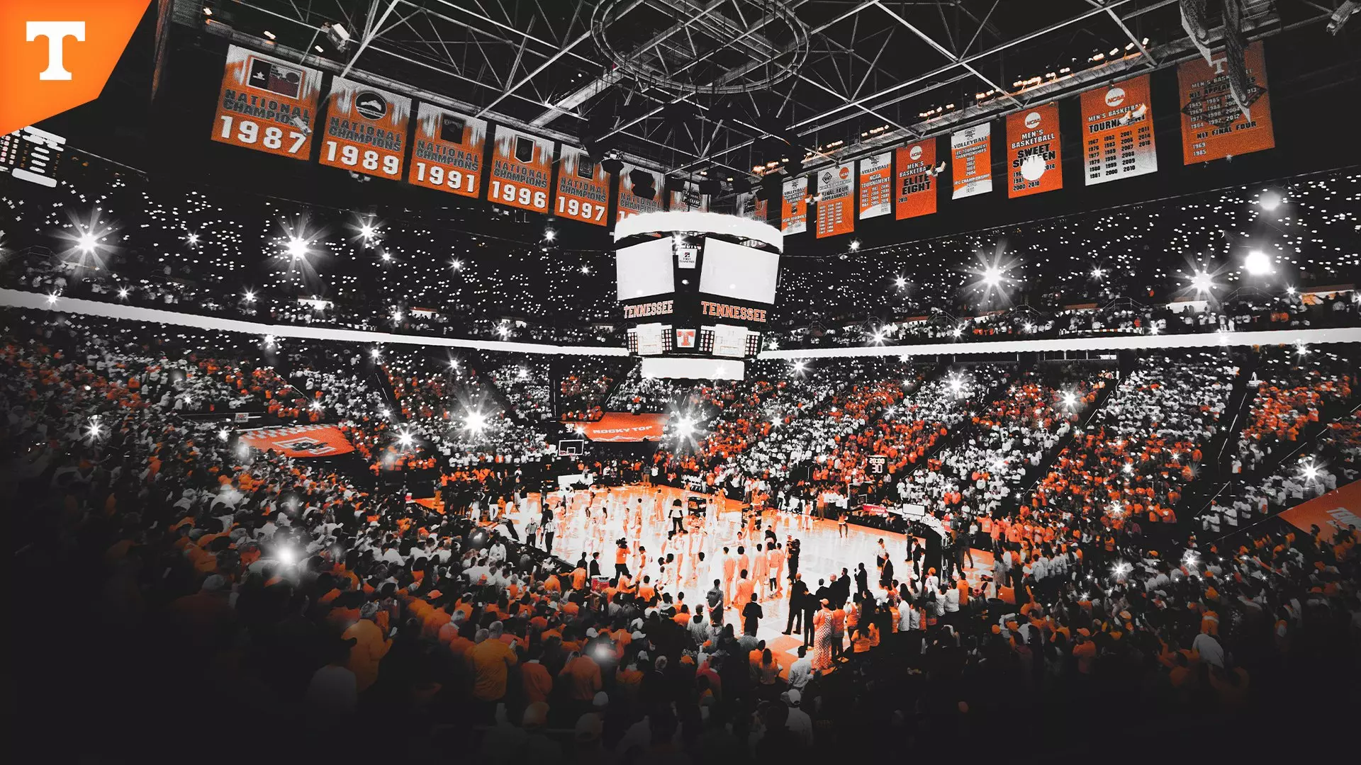 1920x1080 Zoom Background of Tennessee Athletics