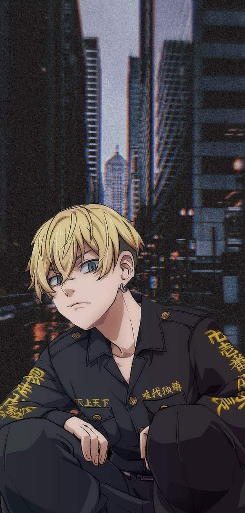 800x1670 Tokyo revenger, black hair, hair, HD phone wallpaper