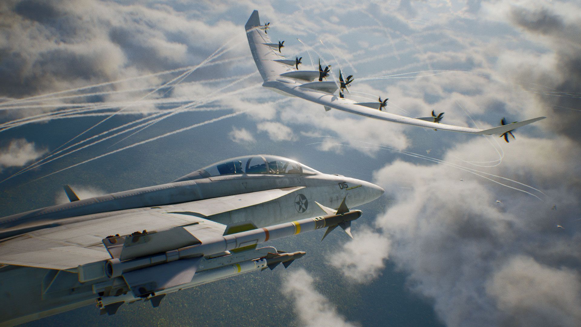 1920x1080 New Ace Combat 7: Skies Unknown Aircraft Shows Off The F A 18F