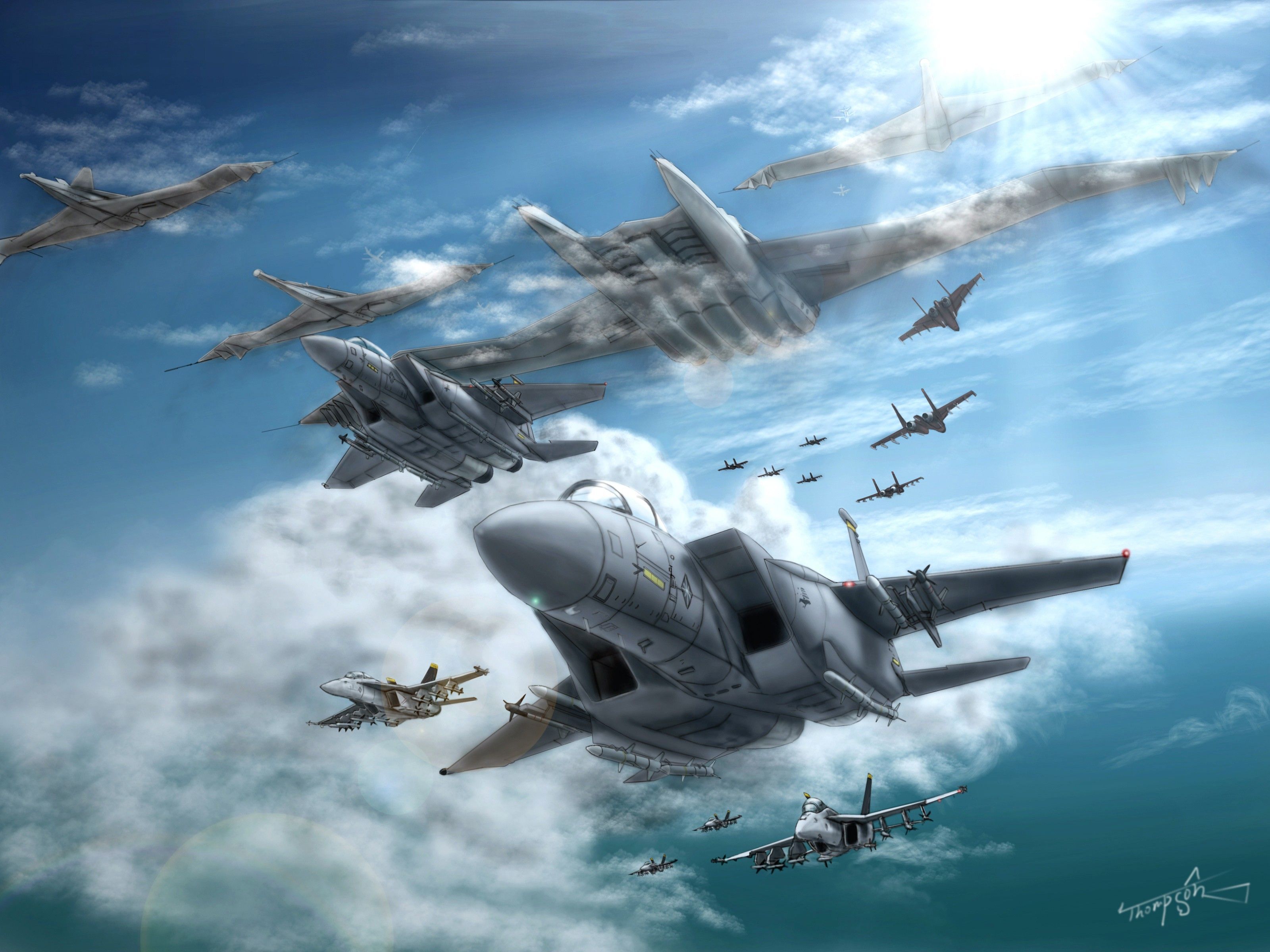 3200x2400 Air Combat Wallpaper