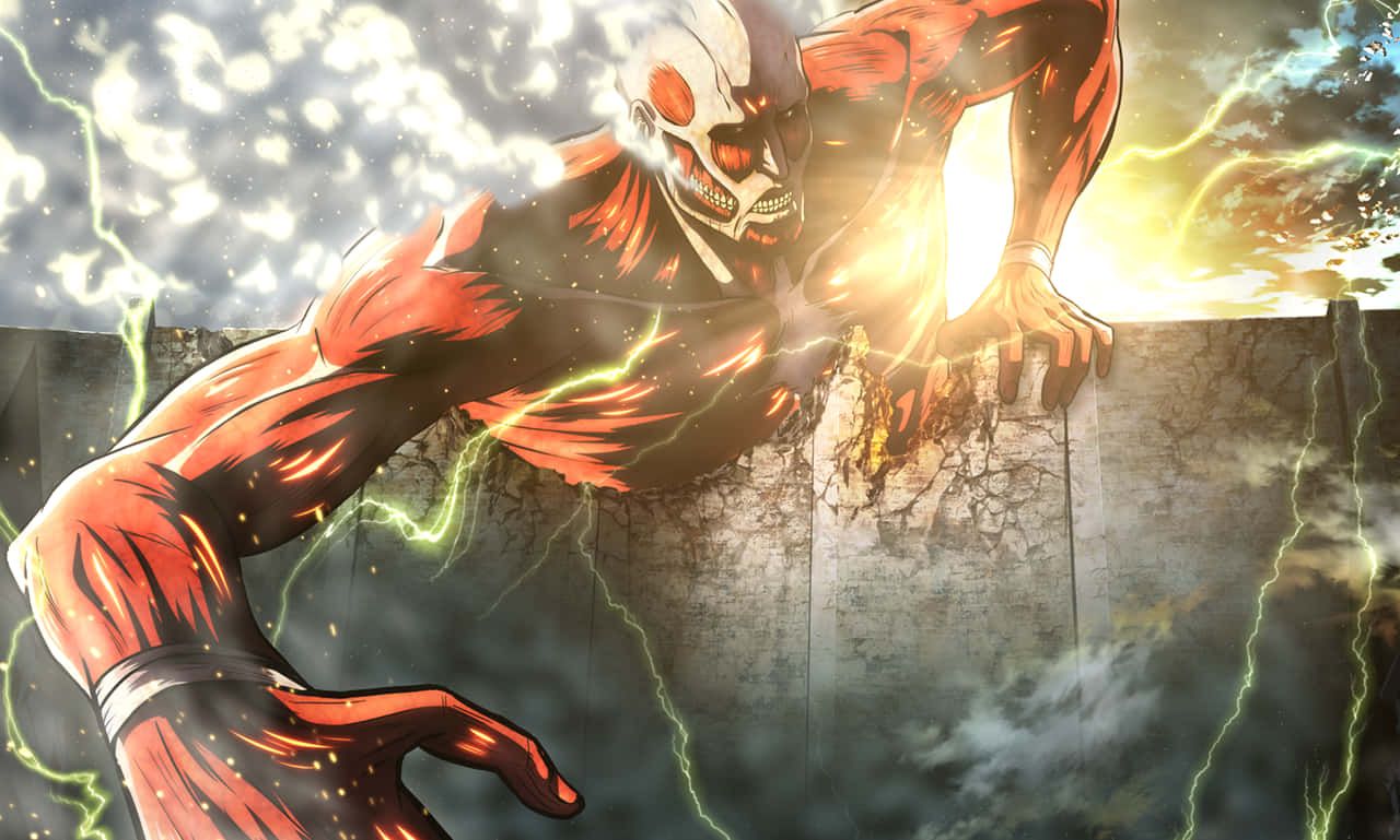 1280x769 Download Colossal Titan Attacks Wallpaper