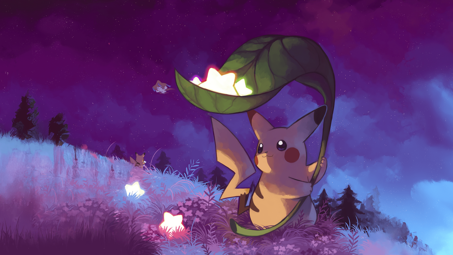 1920x1080 Pokémon 4K Ultra HD: Pikachu's Magical Night Adventurex2160