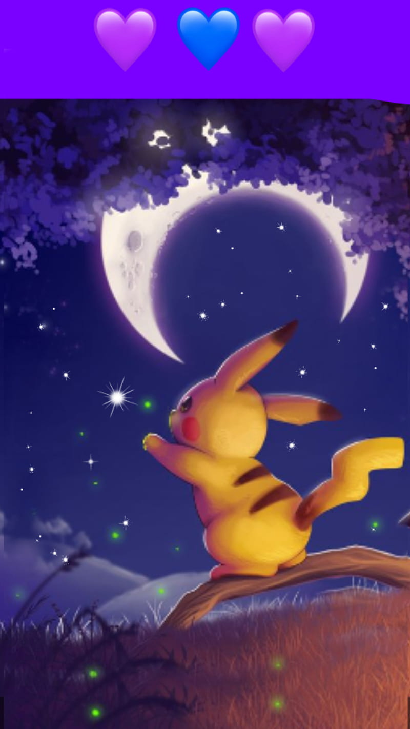 800x1422 Pikachu, nightime, pokemon, pokemon, HD phone wallpaper