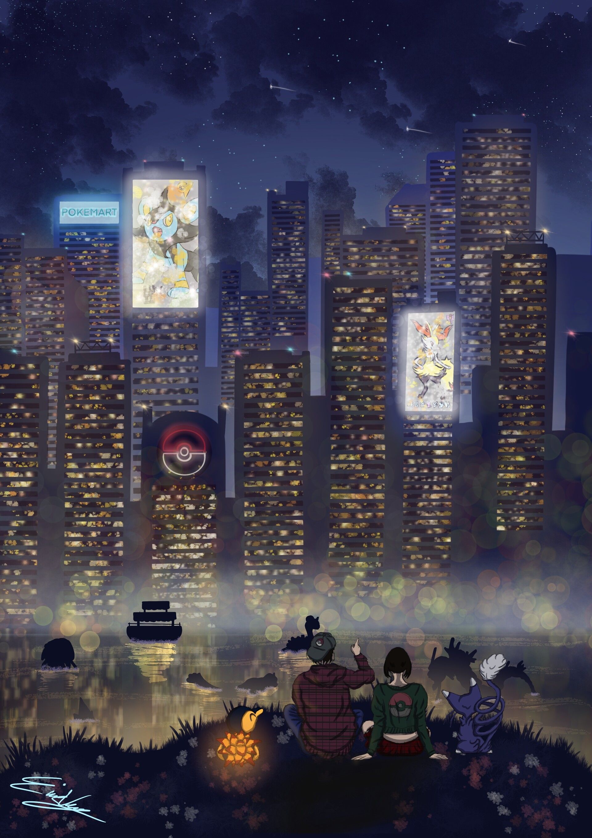 1920x2716 Pokemon City Date Night