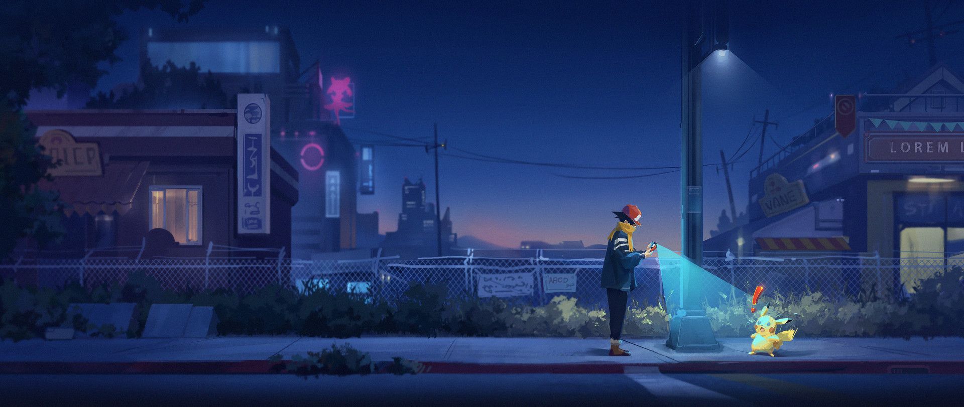 1920x811 Pokemon night