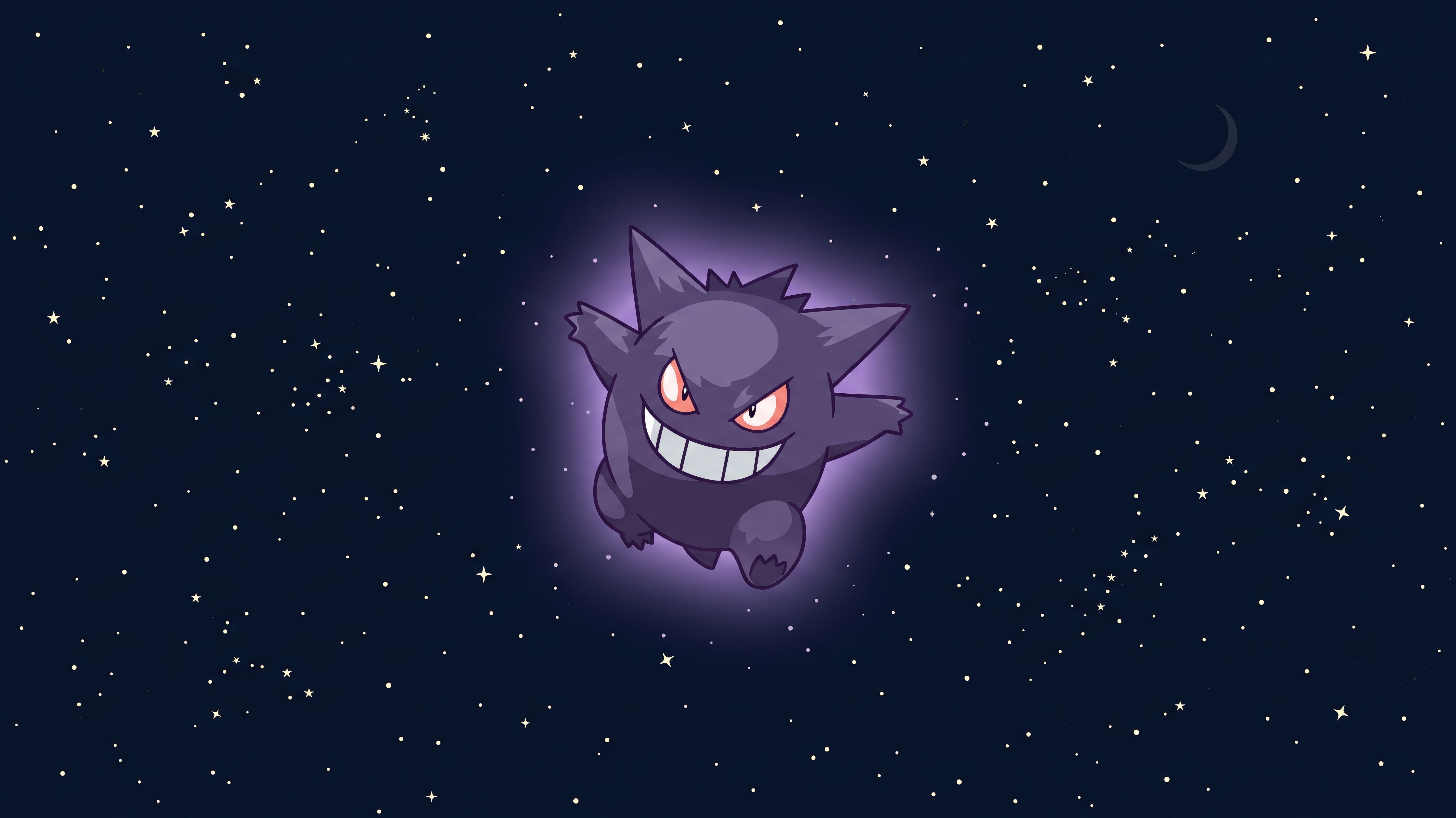 5120x2880 Gengar 4K Wallpaper