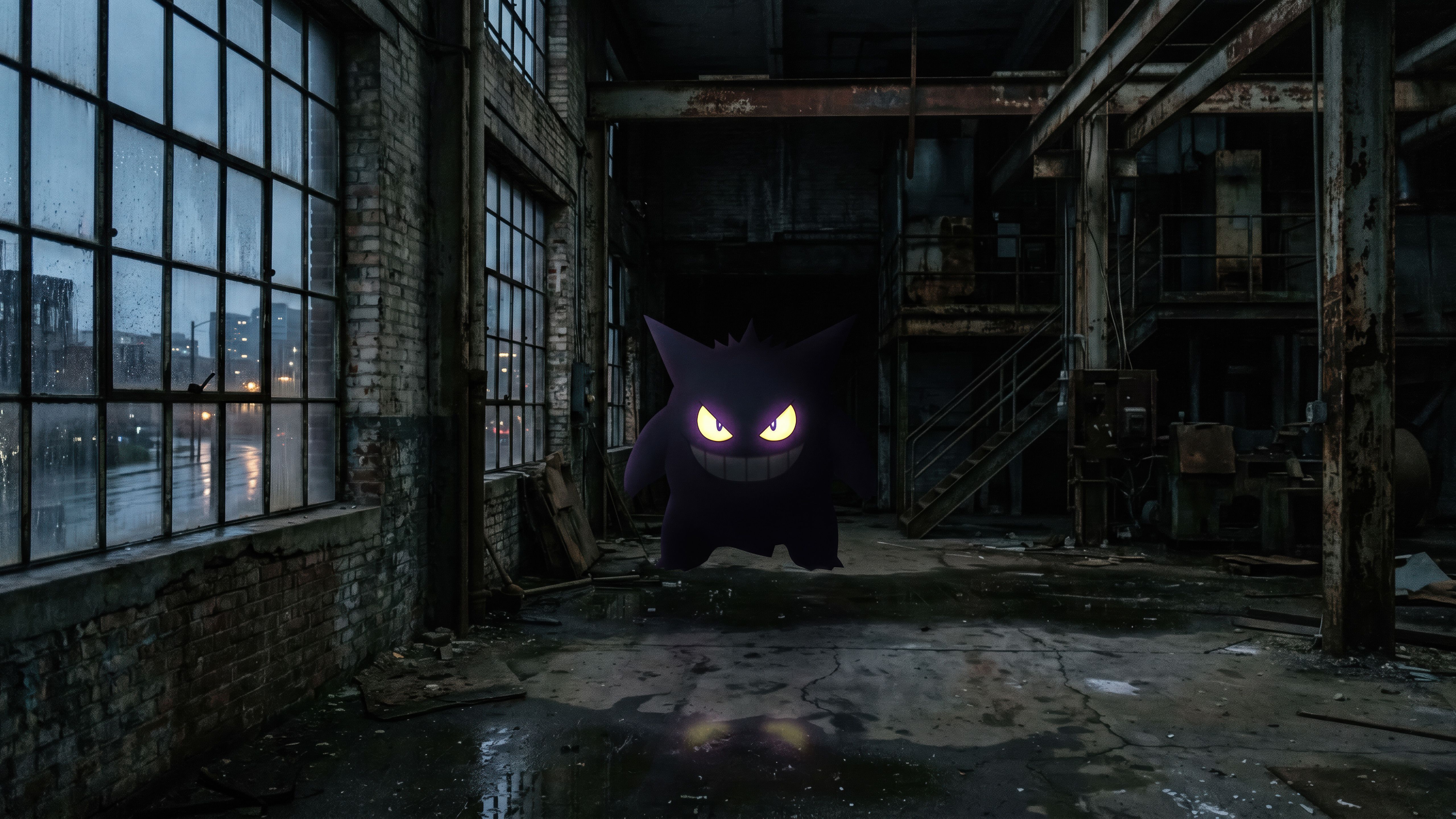 5120x2880 Gengar 4K Wallpaper