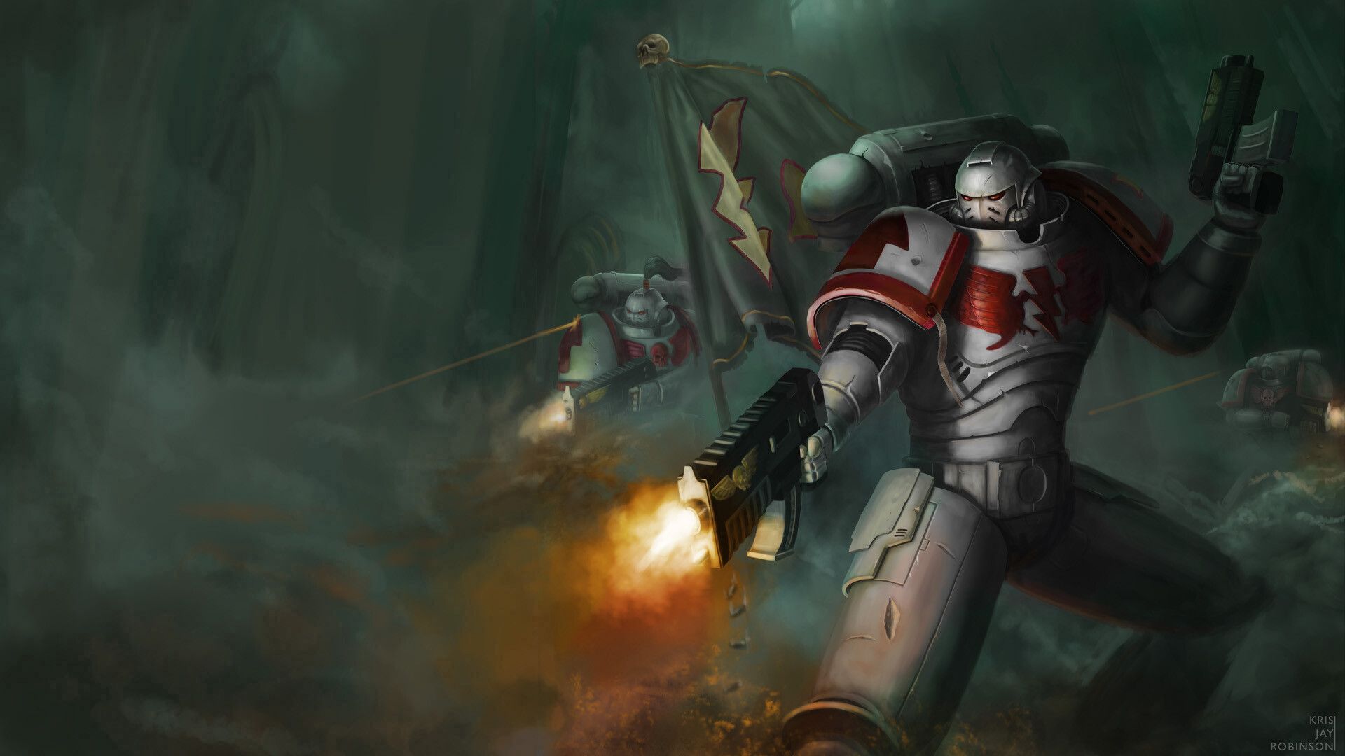 1920x1080 White Scars by Kris Jay Robinson
