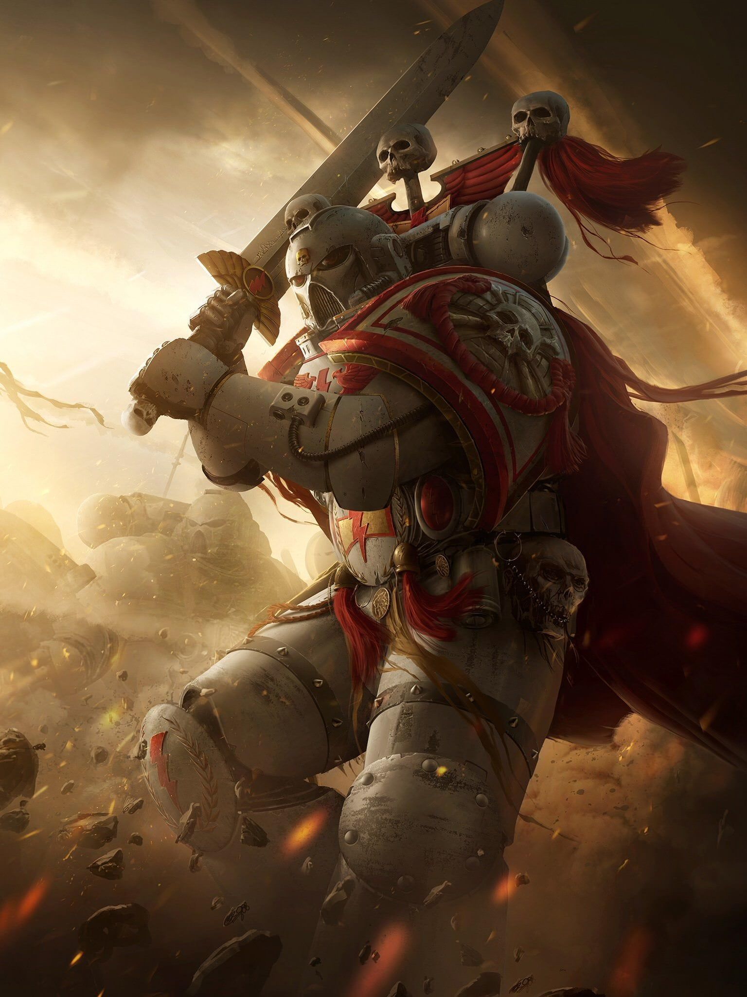 1536x2048 White Scars: A Codex Space Marines Supplement Art Cover (Unknown Artist)