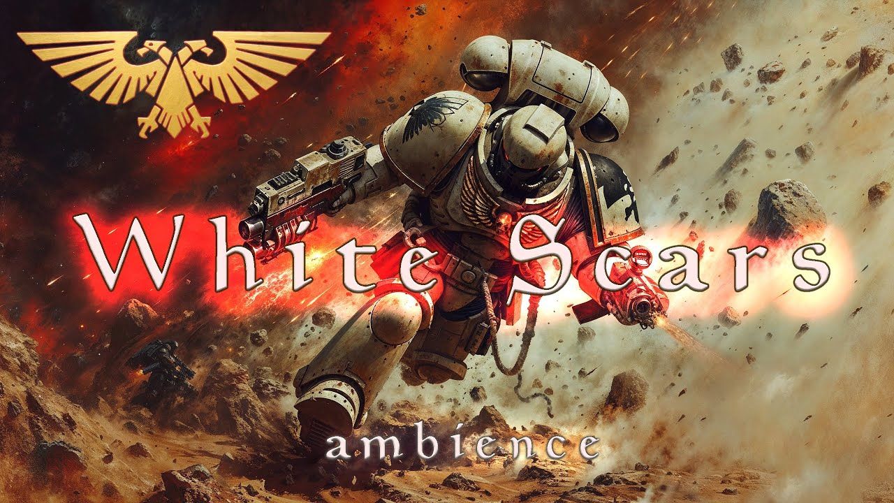 1280x720 WHITE SCARS Call of the Khan. Warhammer 40k Ambient Meditation