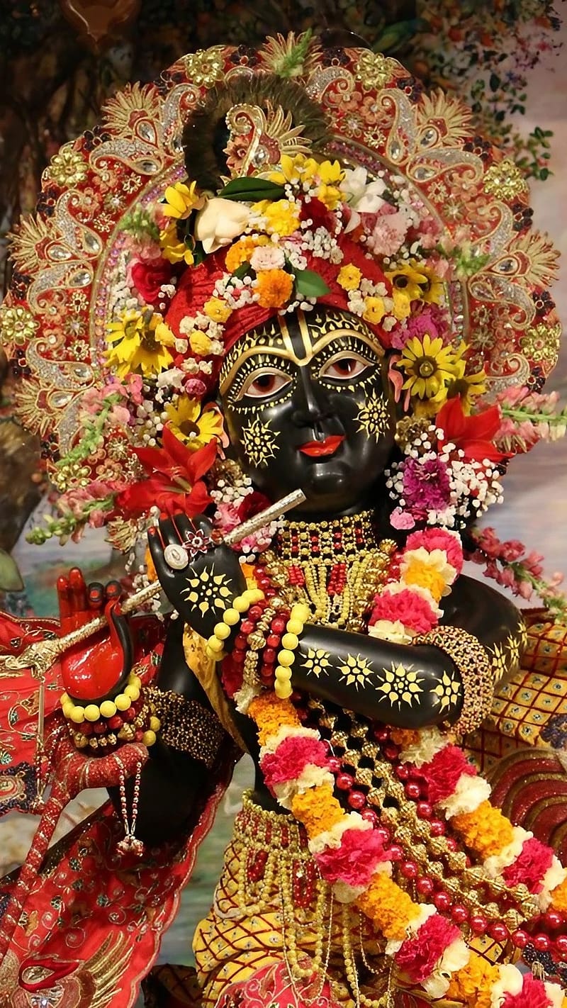 800x1422 Banke Bihari, Hindu God, bhakti, devotional, lord krishna, HD phone wallpaper
