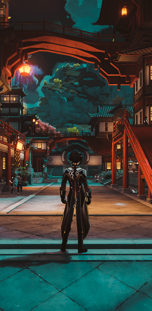 640x1305 Here Are Some Phone Wallpaper I Made Using Screenshots From Every Nation! : R Genshin_Impact
