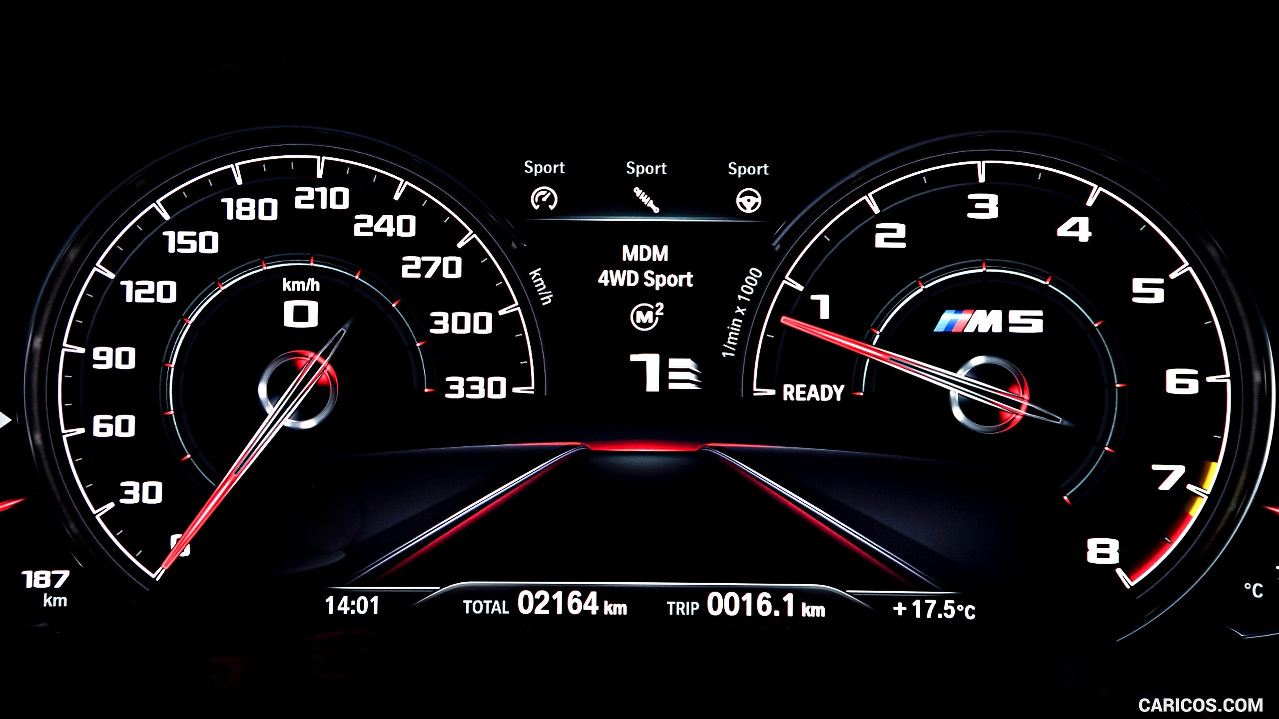 2560x1440 BMW M5 CompetitionMY. Digital Instrument Cluster