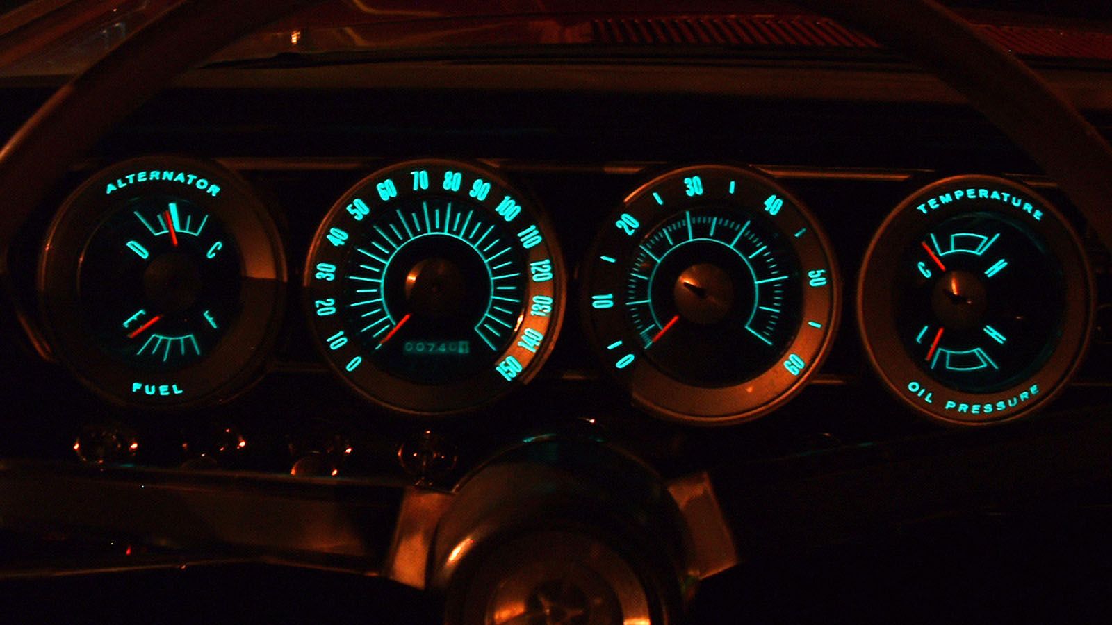 1600x900 This 1960s Era Electroluminescent Gauge Cluster Is So Much Better Than A Screen