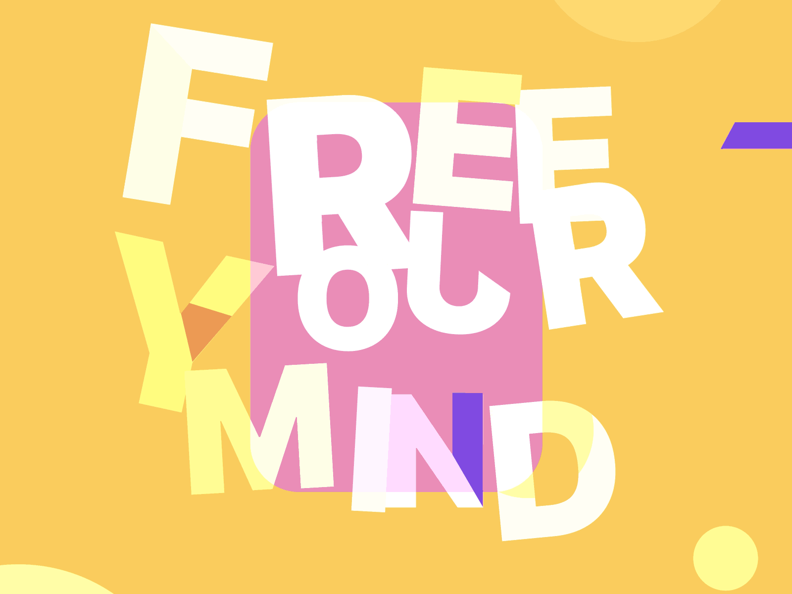 1600x1200 Free Your Mind by abhinspire on Dribbble