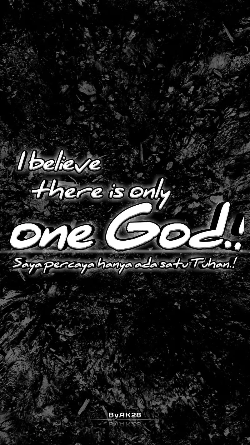 800x1424 God Is One Wallpaper