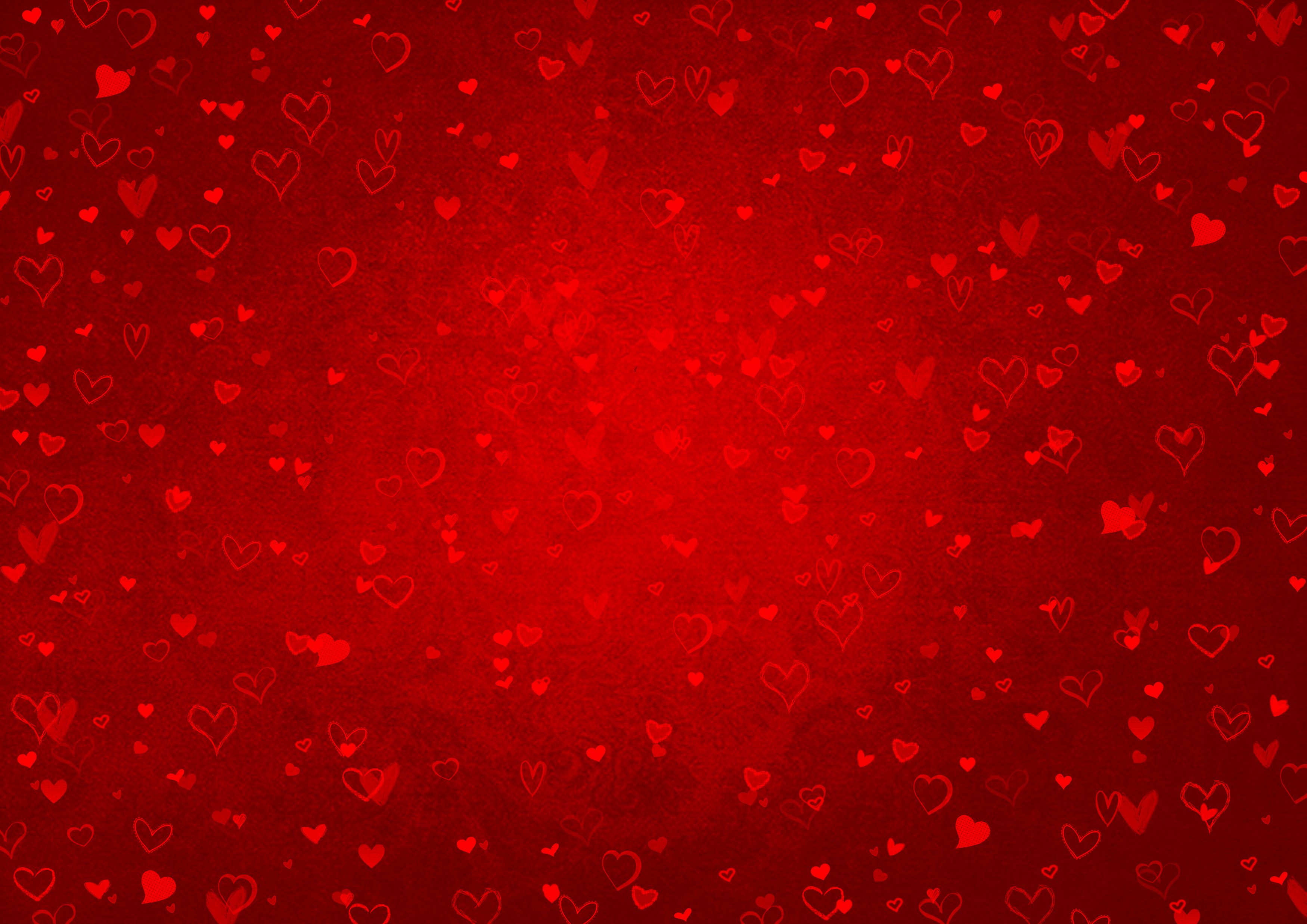 3500x2475 Red Background with Hearts​-Quality Free Image and Transparent PNG Clipart
