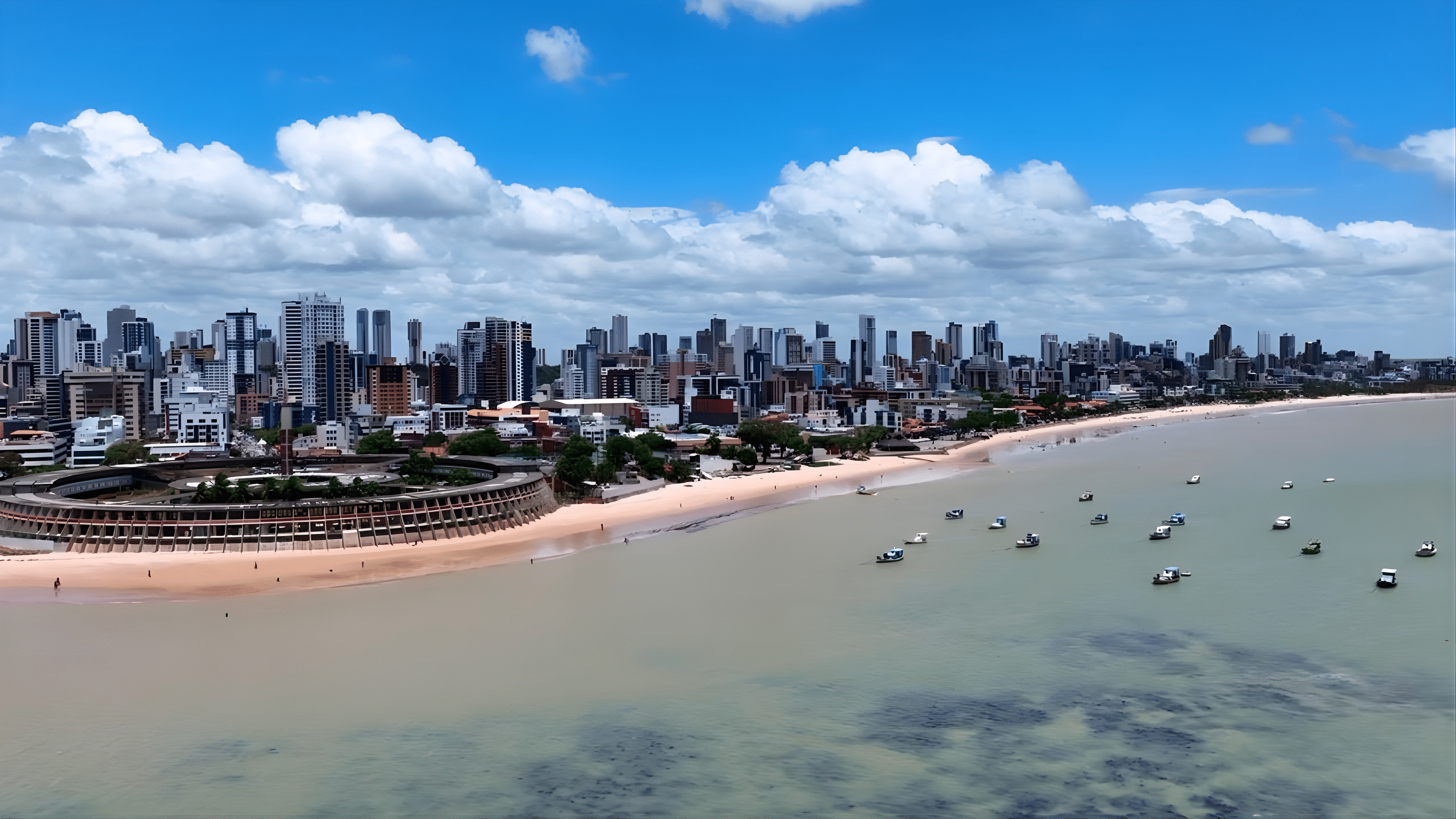 2560x1440 Melhores praias de João Pessoa PB