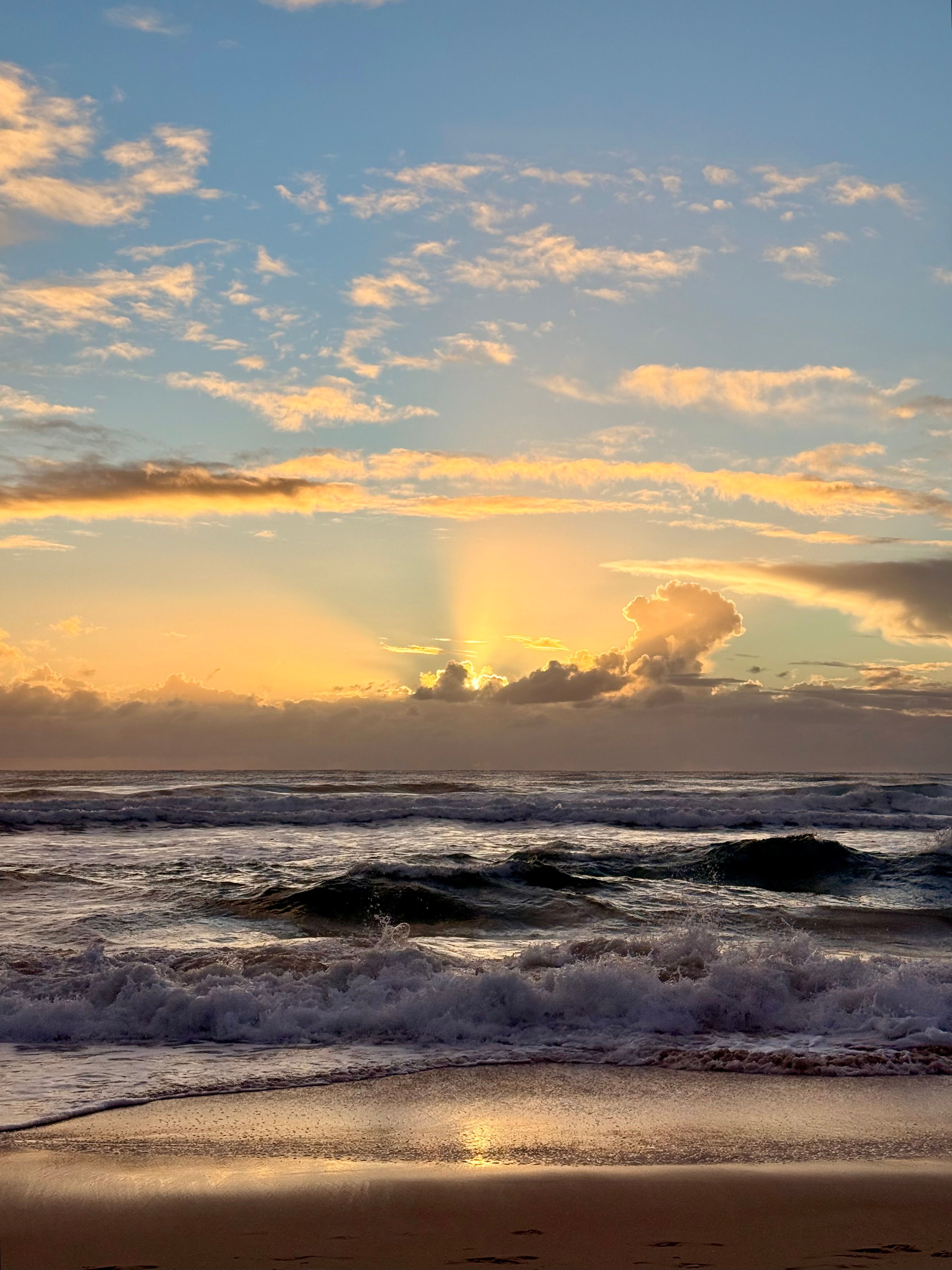 2954x3939 Sunrise Over Atlantic Ocean at João Pessoa Beach · Free