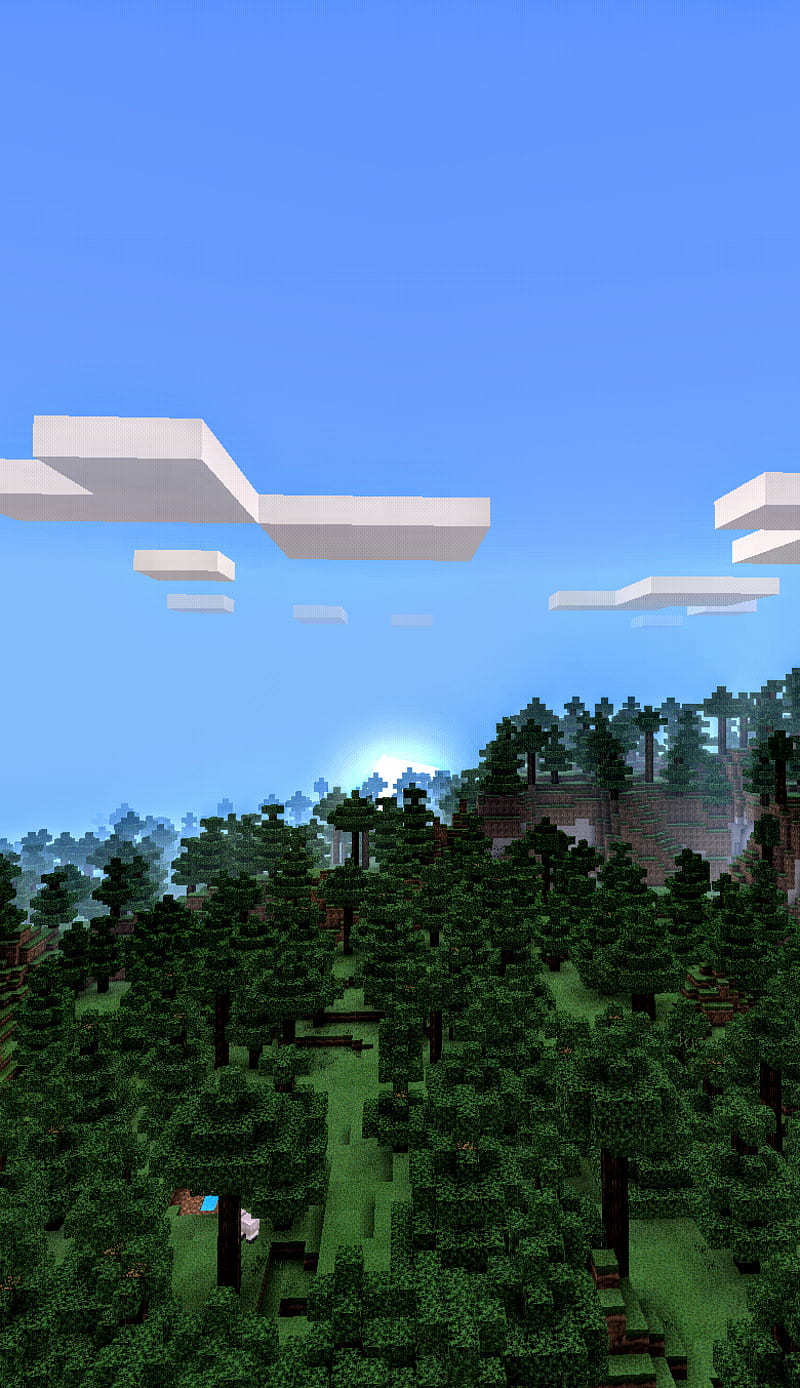 800x1388 Moon rise, minecraft, moon, HD phone wallpaper