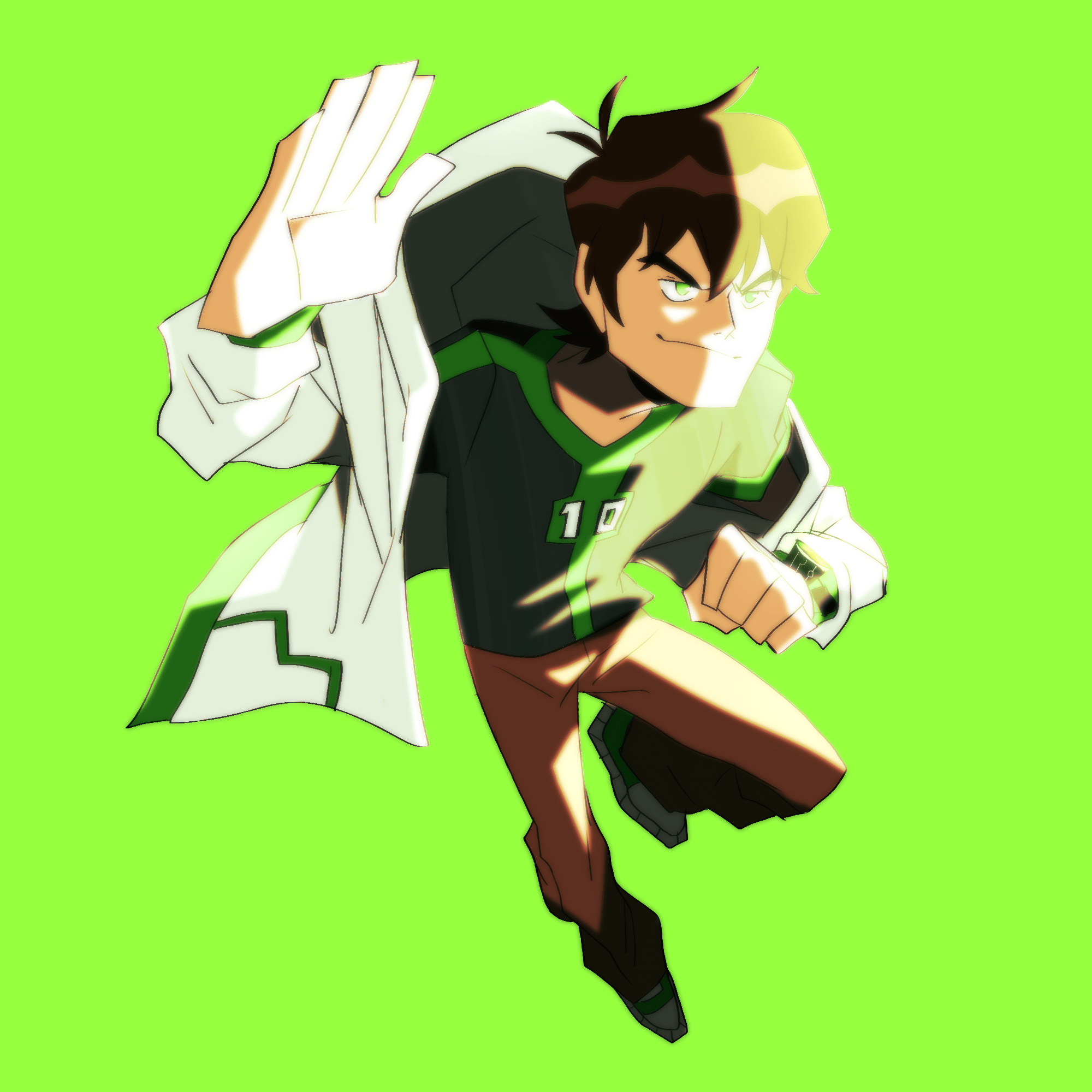 2000x2000 Ben & Albedo by Hiffuu on Newgrounds