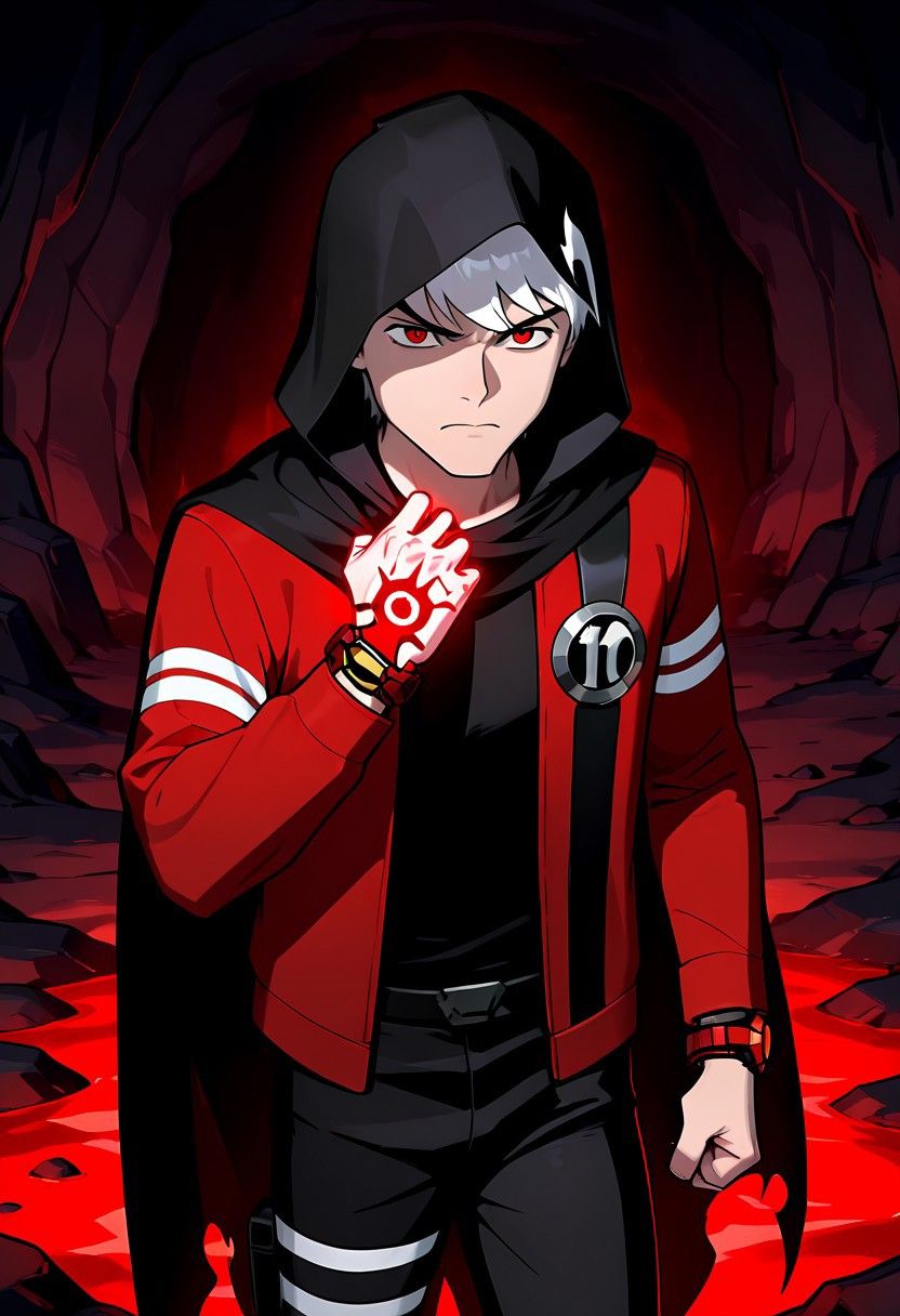 832x1216 Ben Tennyson + Albedo - Ben 10 Ultimate